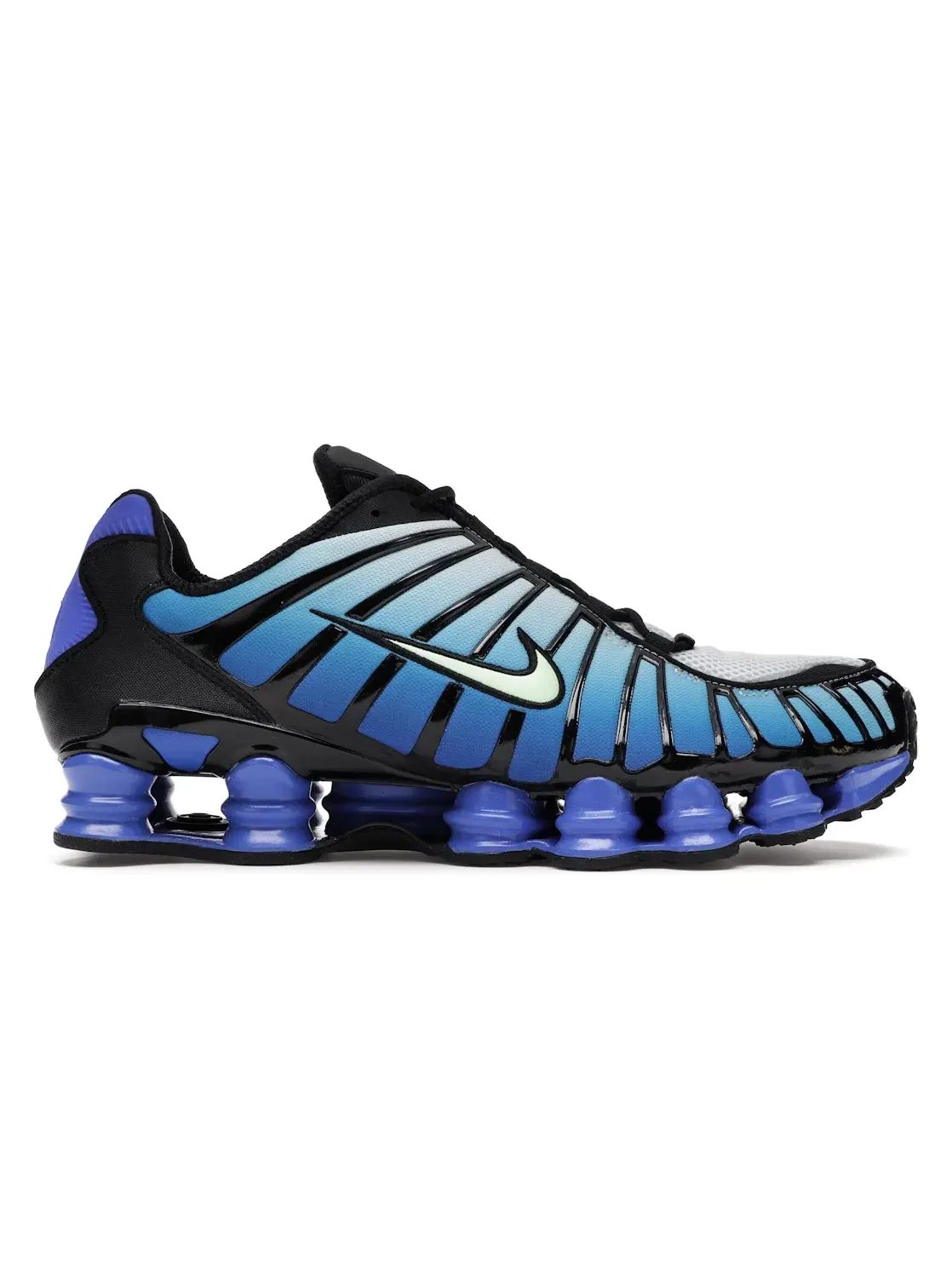 Мужские кроссовки с амортизацией Nike Shox TL — изображение 1 из 4, черный/зеленый-синий