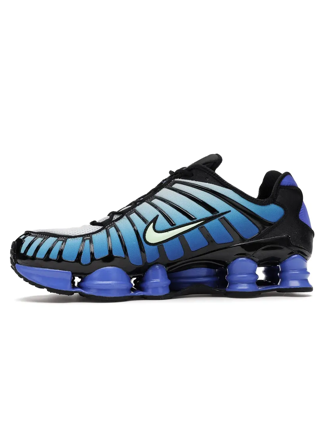 Мужские кроссовки с амортизацией Nike Shox TL — изображение 3 из 4, черный/зеленый-синий