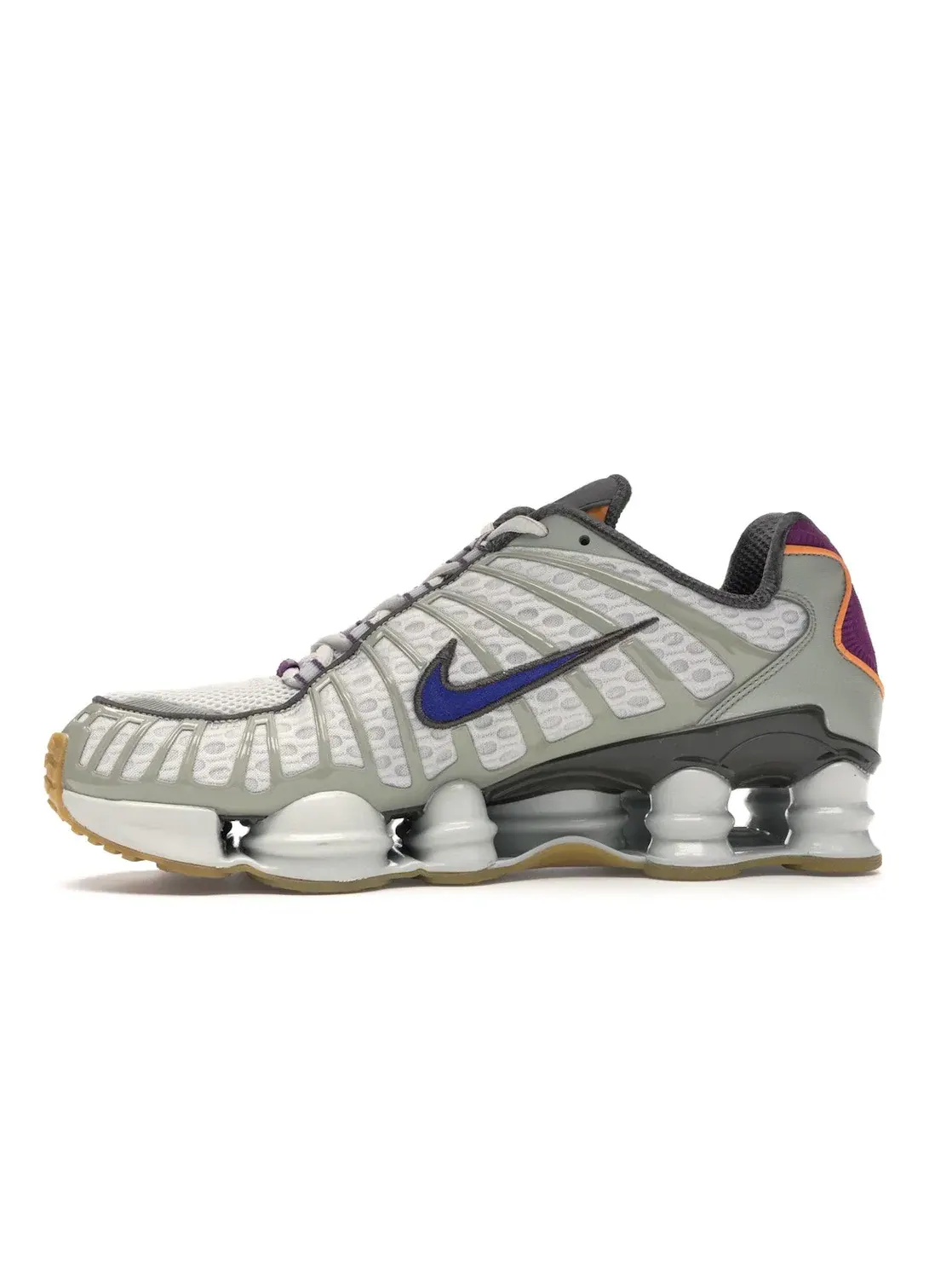 Мужские кроссовки Lifestyle Nike Shox TL — изображение 3 из 4, серый/-оранжевый