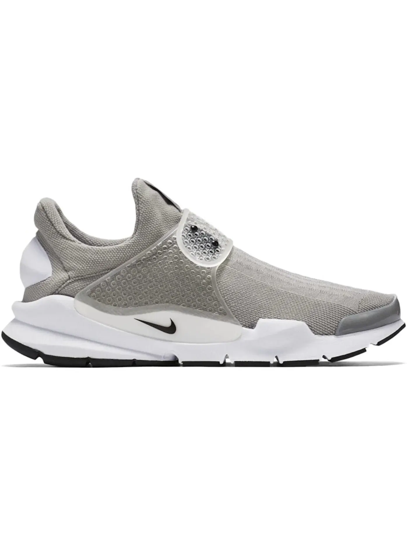 Мужские кроссовки-носки с ремешком Nike Sock Dart — изображение 1 из 1, серый/белый-черный