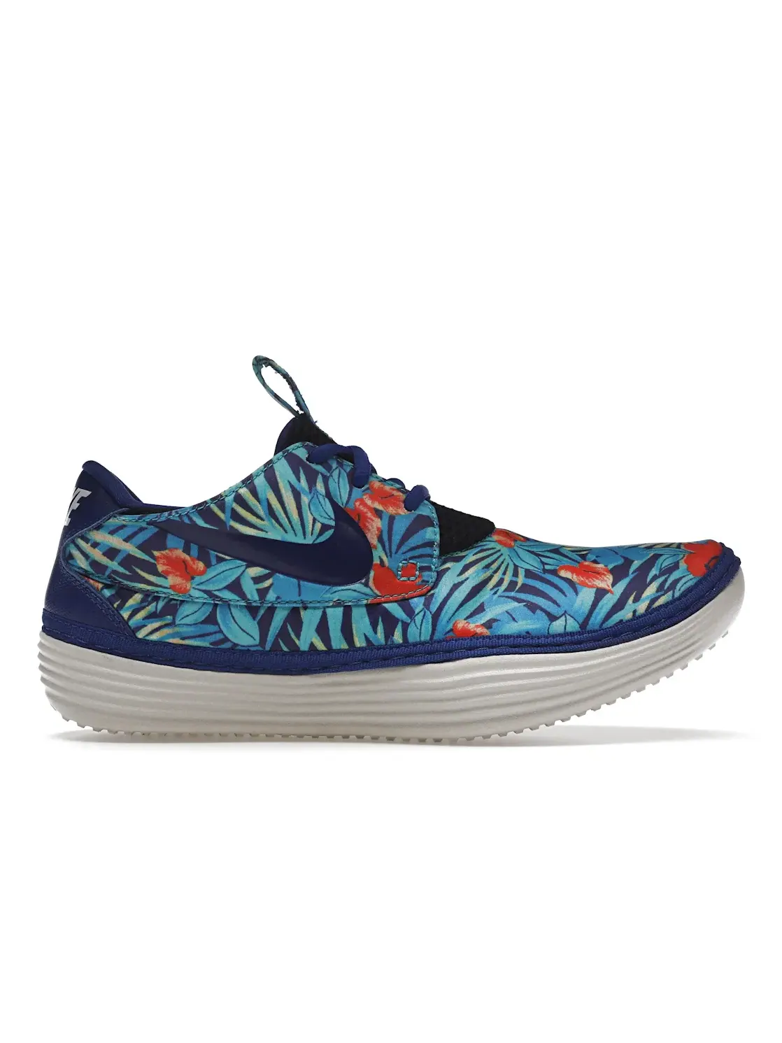Мужские кроссовки с принтом Nike Solarsoft Moccasin Nike, Old Royal/Old Royal-Crystal Mint — изображение 1 из 4