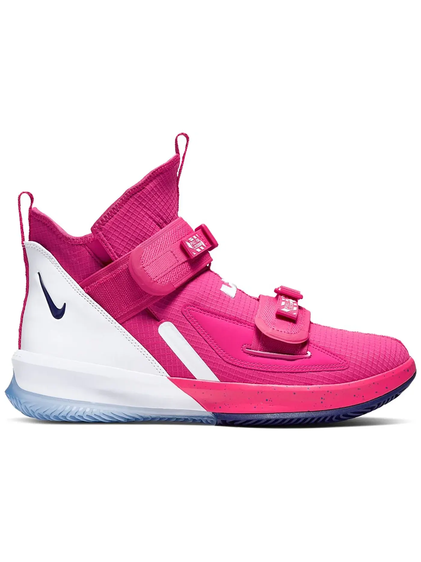 Мужские кроссовки для баскетбола Nike Soldier 13 Nike — изображение 1 из 1, розовый/белый-фиолетовый