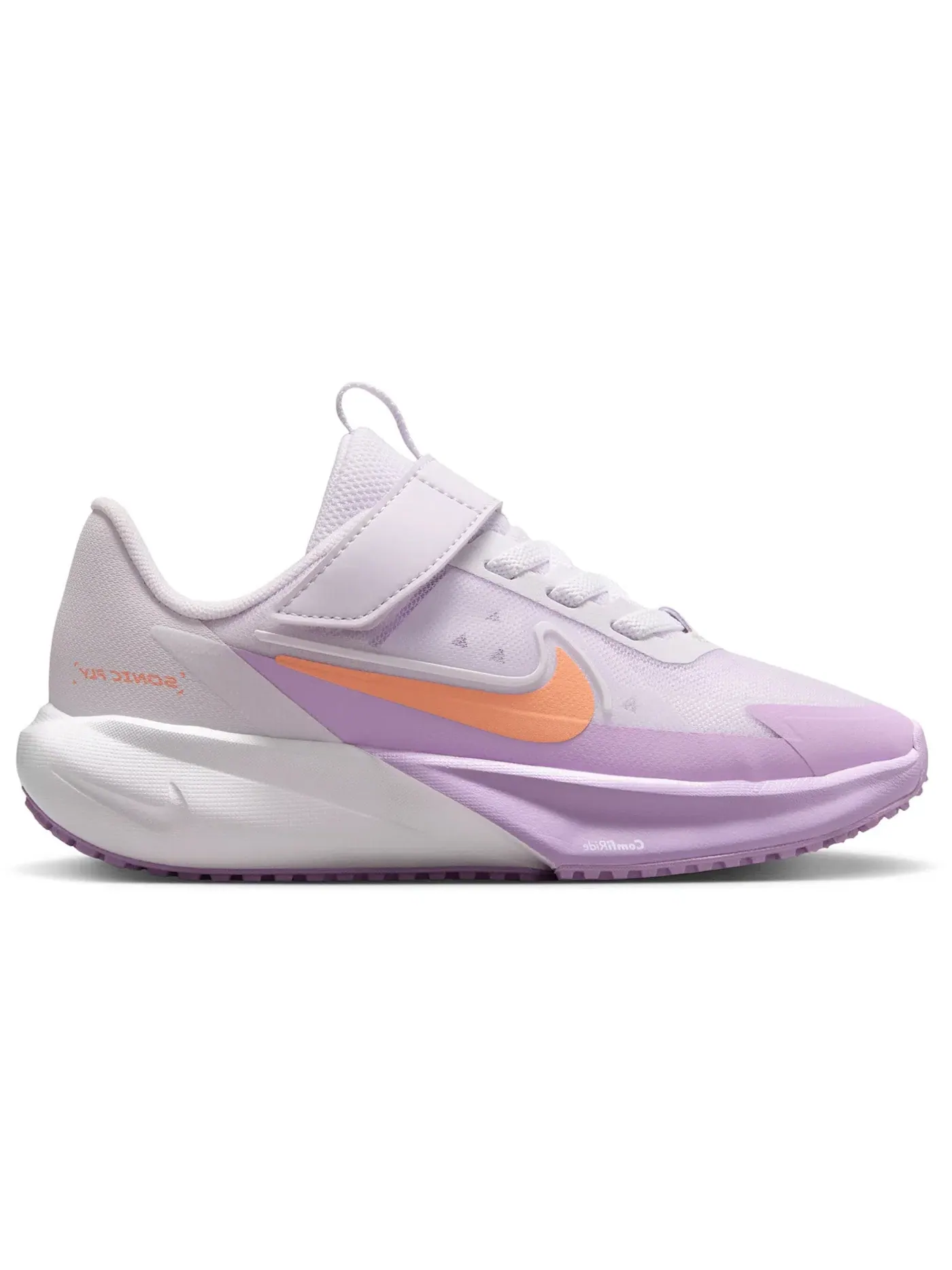 Детские кроссовки для бега легкие Nike Sonic Fly — изображение 1 из 1, белый/фиолетовый