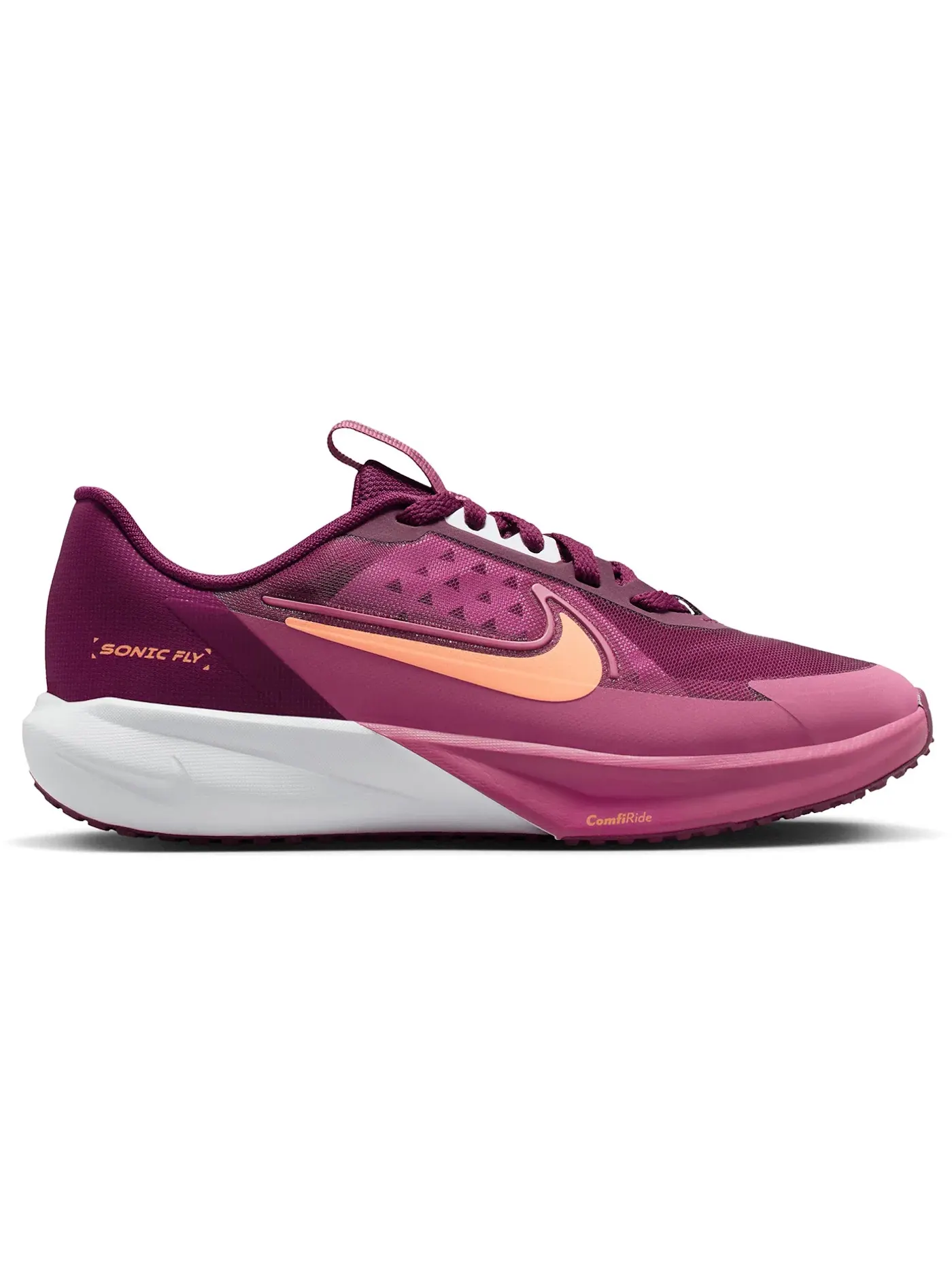 Детские кроссовки для девочек с сетчатым верхом Nike Sonic Fly Nike — изображение 1 из 1, белый