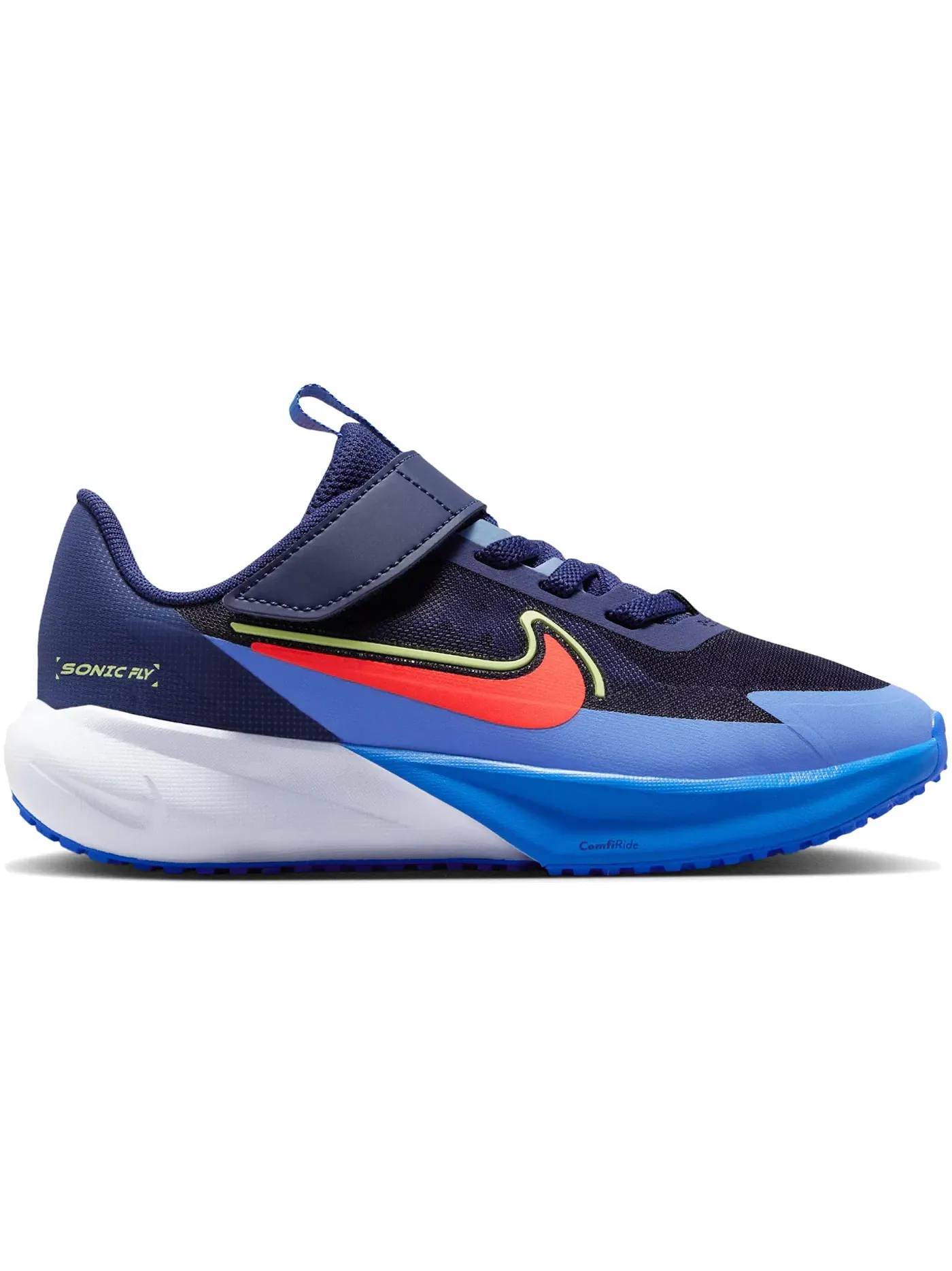 Детские кроссовки для бега с принтом Nike Sonic Fly Nike — изображение 1 из 1, темно-синий/синий/синий