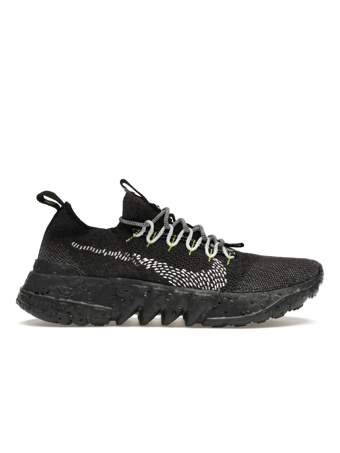 Мужские кроссовки с переработанных материалов Nike Space Hippie 01 — изображение 1 из 4, белый/черный
