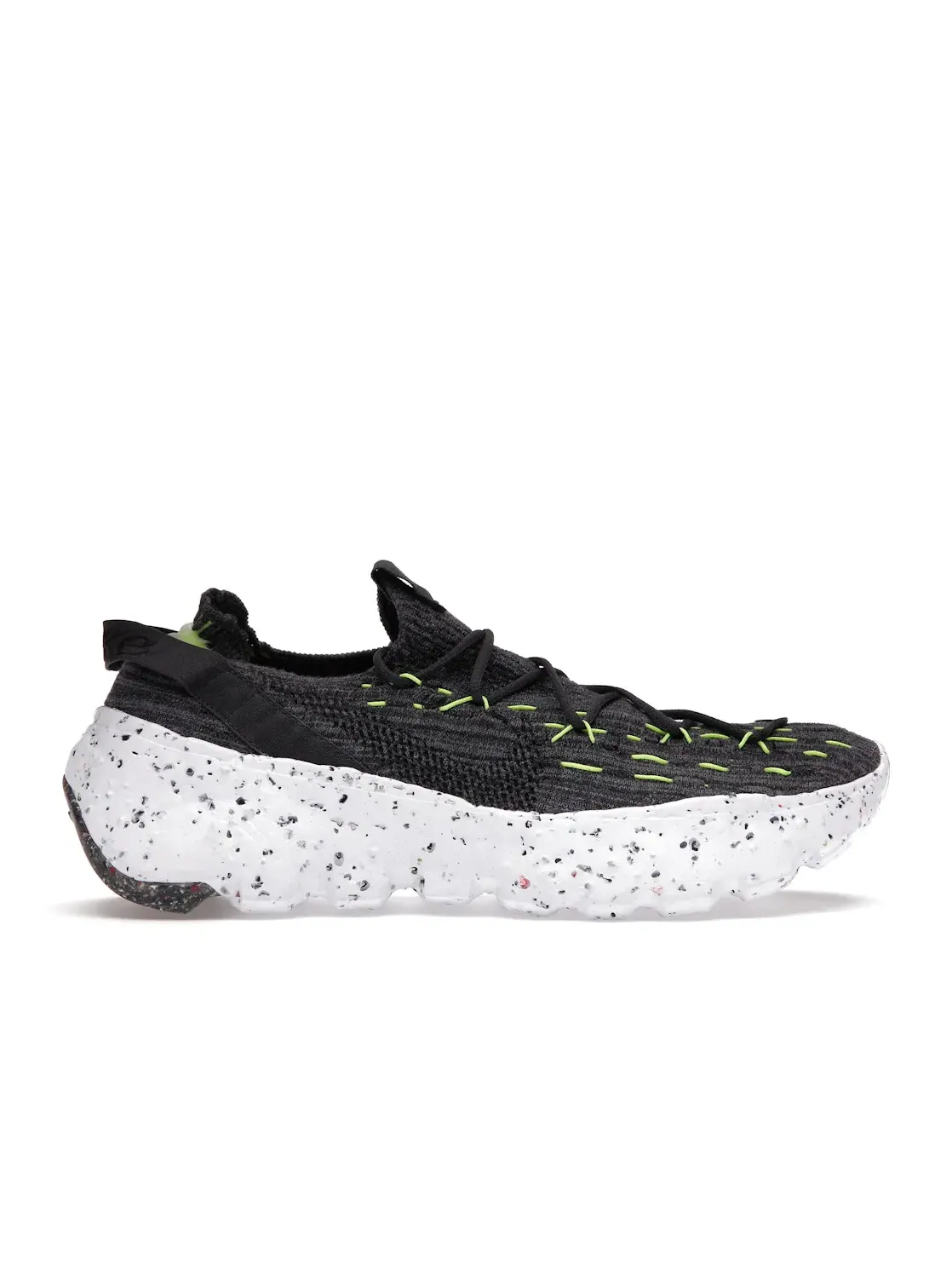 Мужские кроссовки из переработанных материалов Space Hippie 04 Nike — изображение 1 из 4, черный//белый/черный