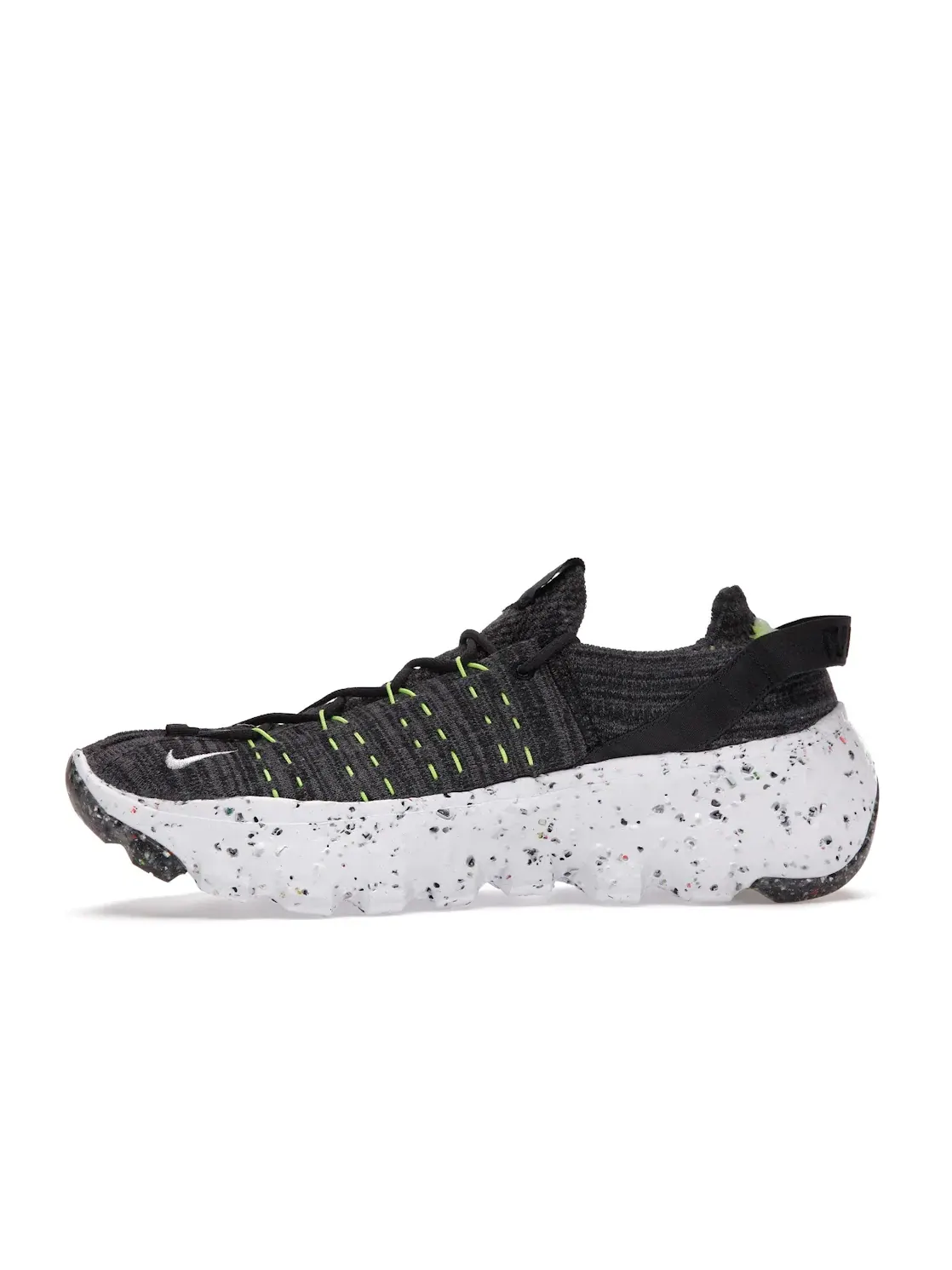 Мужские кроссовки из переработанных материалов Space Hippie 04 Nike — изображение 3 из 4, черный//белый/черный