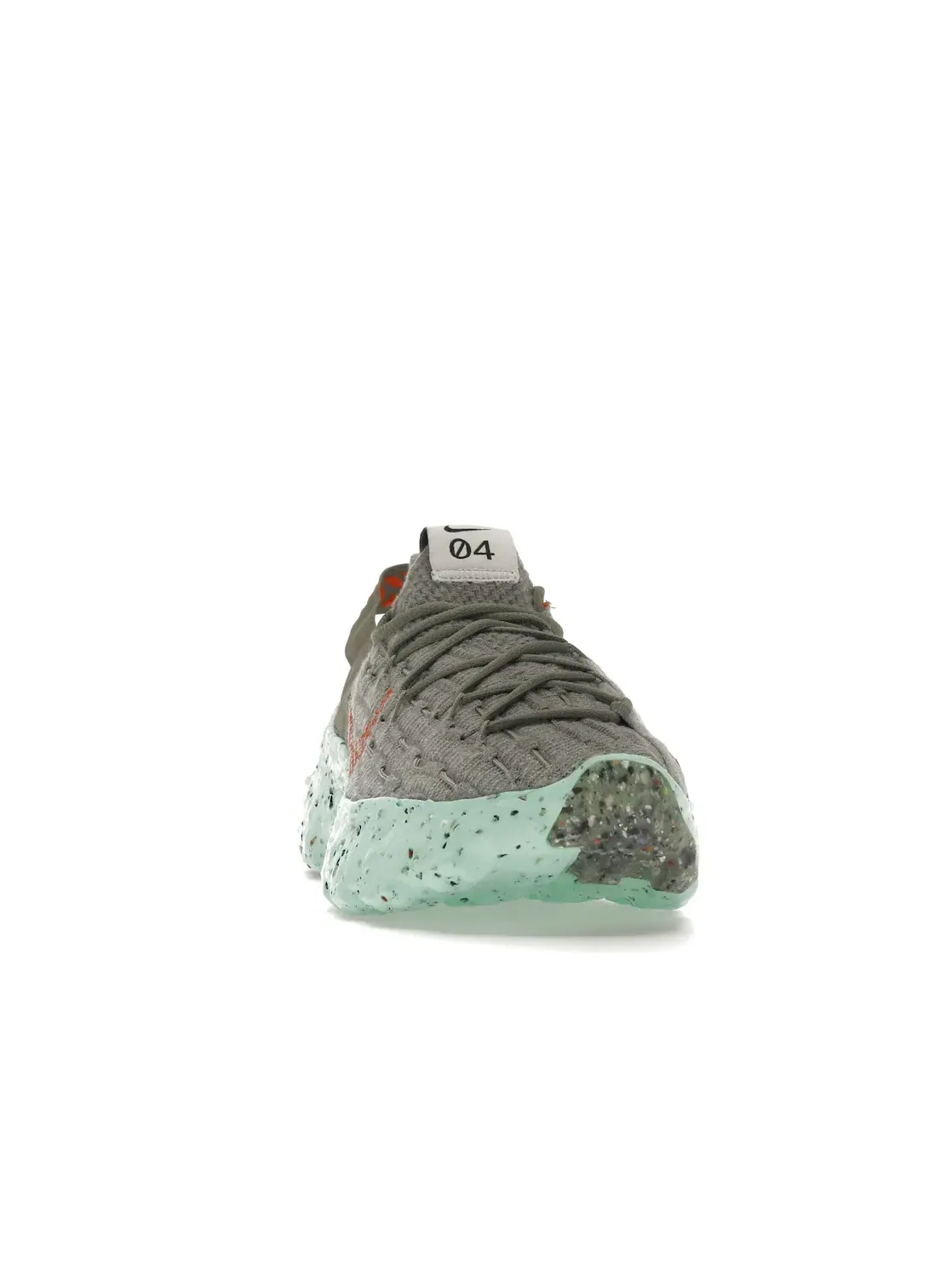 Мужские кроссовки на шнуровке Nike Space Hippie 04 Nike — изображение 2 из 4, серый/оранжевый/зеленый