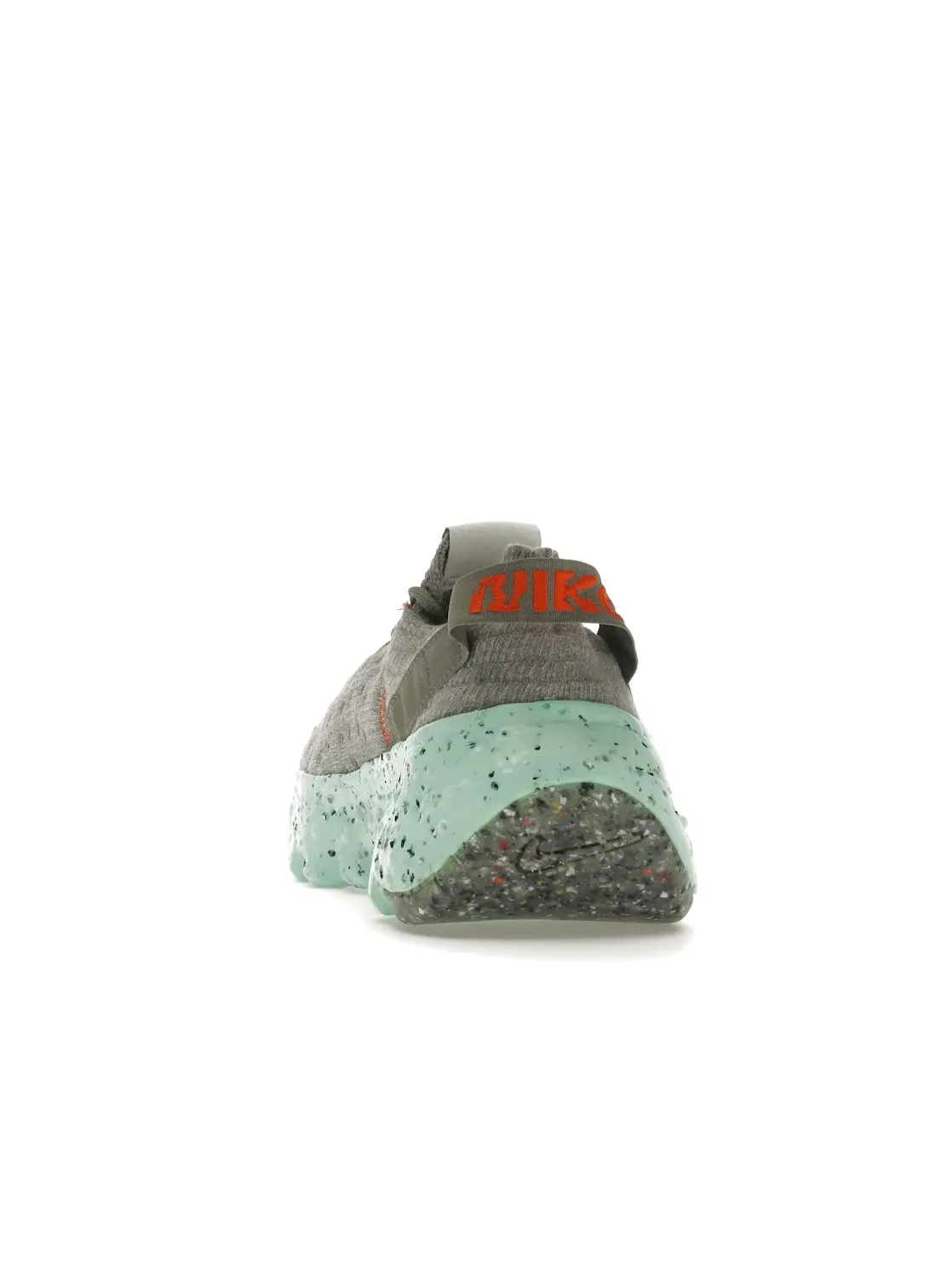 Мужские кроссовки на шнуровке Nike Space Hippie 04 Nike — изображение 4 из 4, серый/оранжевый/зеленый