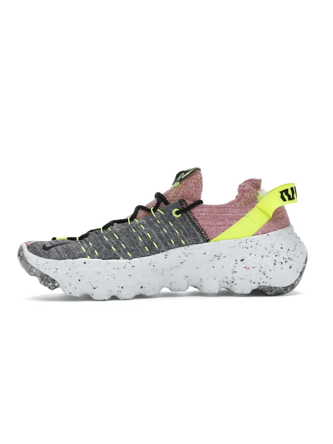 Женские кроссовки Lifestyle Nike Space Hippie 04 — изображение 3 из 4, черный-светлый розовый