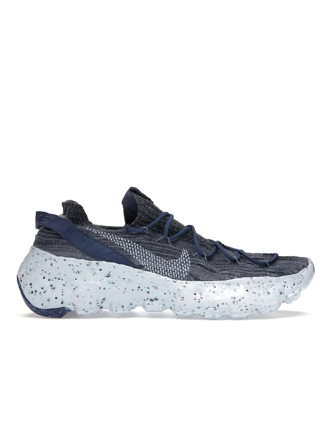 Мужские кроссовки с уникальной конструкцией Nike Space Hippie 04 Nike — изображение 1 из 4, темно-синий/синий-синий