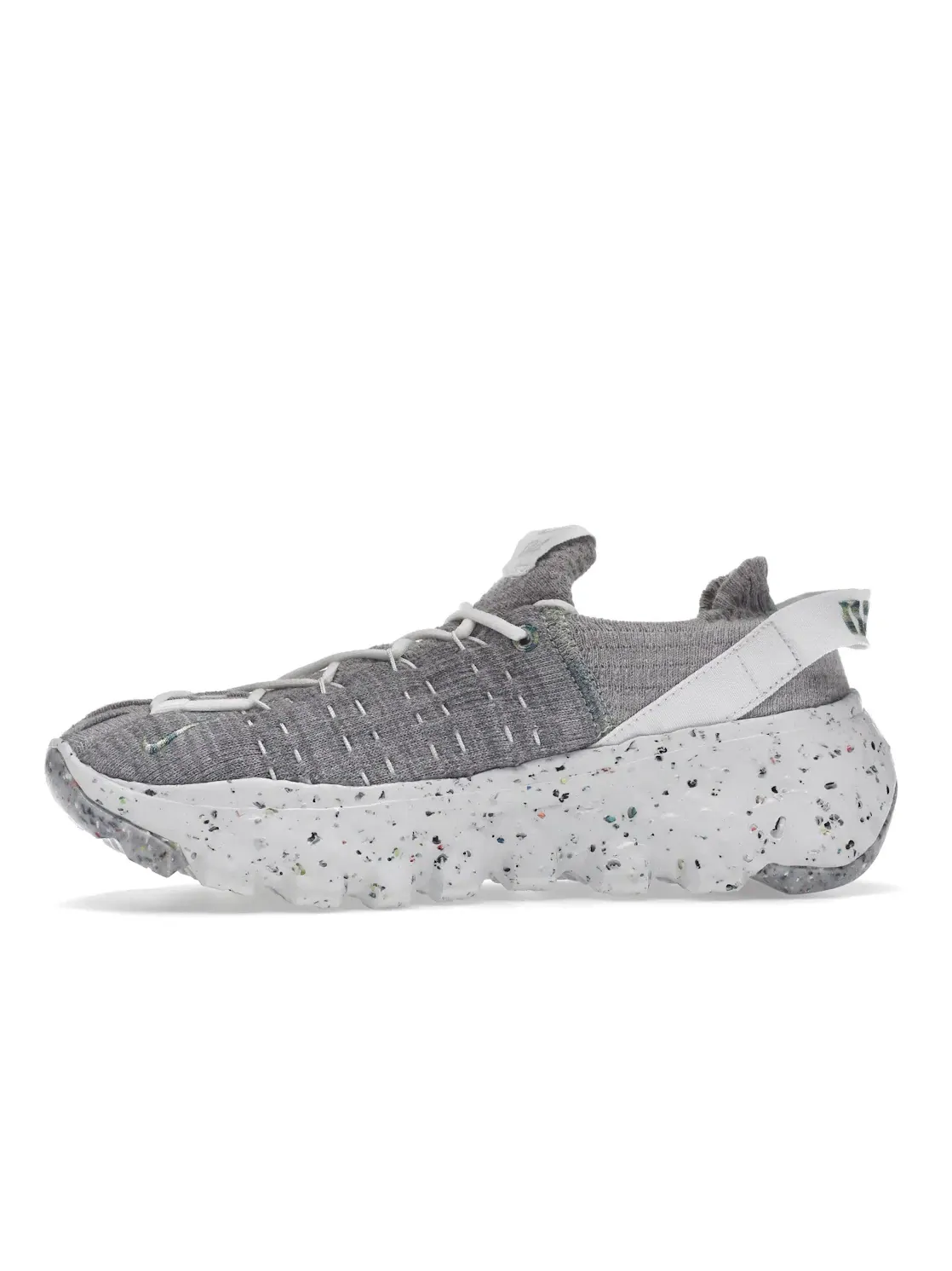 Женские кроссовки с платформой Nike Space Hippie 04 — изображение 3 из 4, белый//зеленый