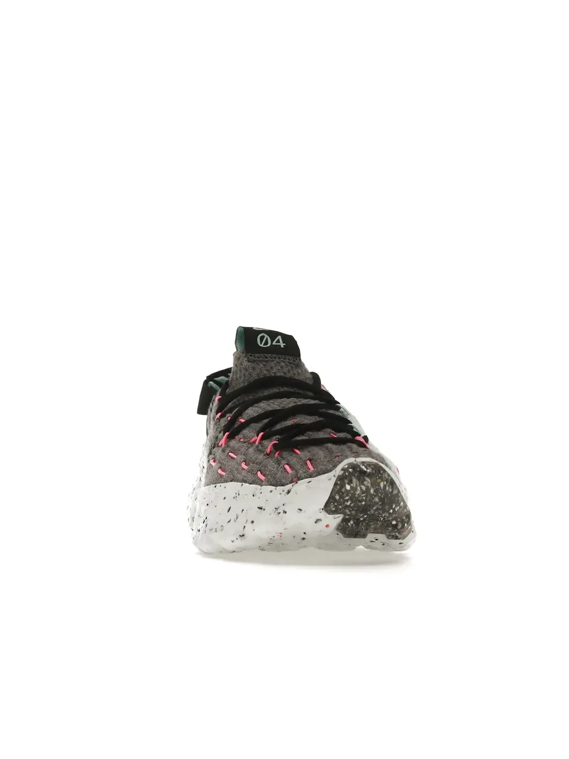 Женские кроссовки из переработанных материалов Nike Space Hippie 04 — изображение 2 из 4, серый/розовый//черный