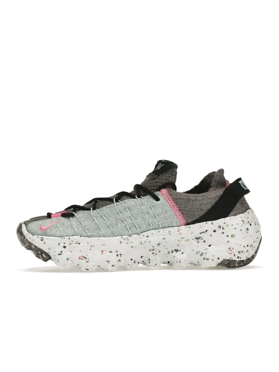Женские кроссовки из переработанных материалов Nike Space Hippie 04 — изображение 3 из 4, серый/розовый//черный