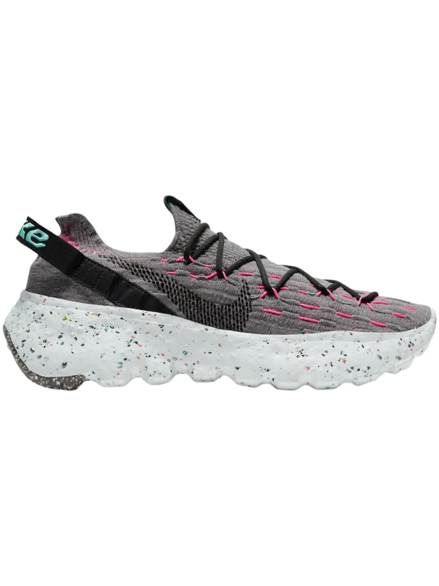 Мужские кроссовки Lifestyle Nike Space Hippie 04 — изображение 1 из 1, серый/черный-розовый