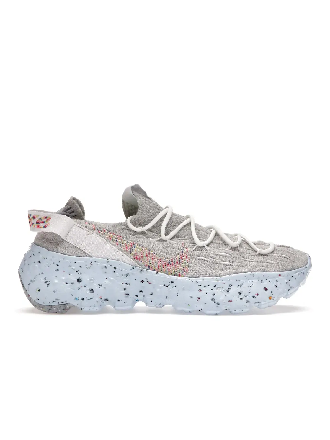 Женские кроссовки с верхом из FlyKnit Nike Space Hippie 04 — изображение 1 из 4, белый/--мульти
