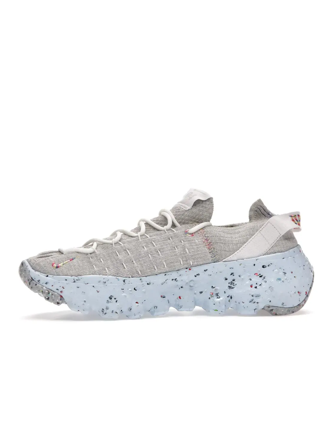 Женские кроссовки с верхом из FlyKnit Nike Space Hippie 04 — изображение 3 из 4, белый/--мульти