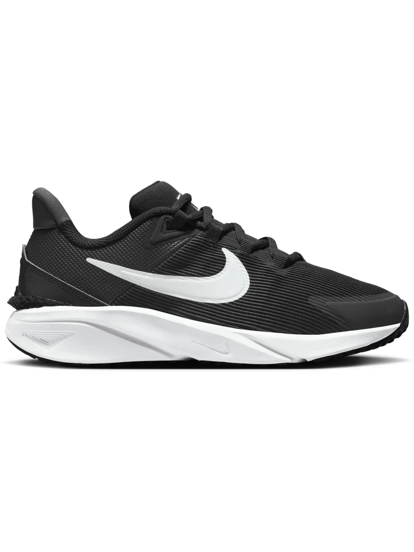 Детские кроссовки для бега с принтом Nike Star Runner 4 Next Nature Nike — изображение 1 из 1, черный//белый