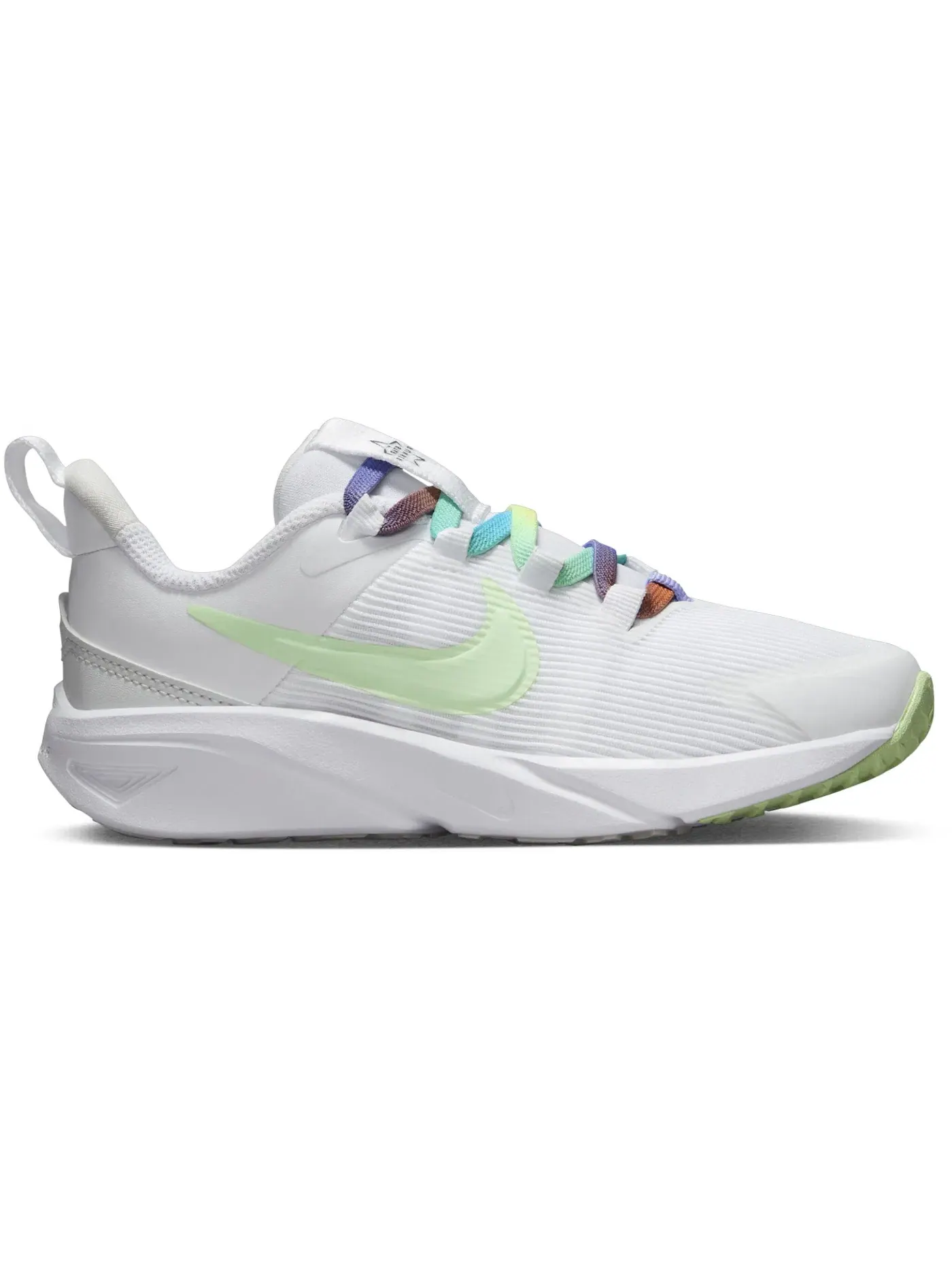 Детские кроссовки беговые Nike Star Runner 4 Next Nature SE Nike — изображение 1 из 1, белый оранжевый зеленый