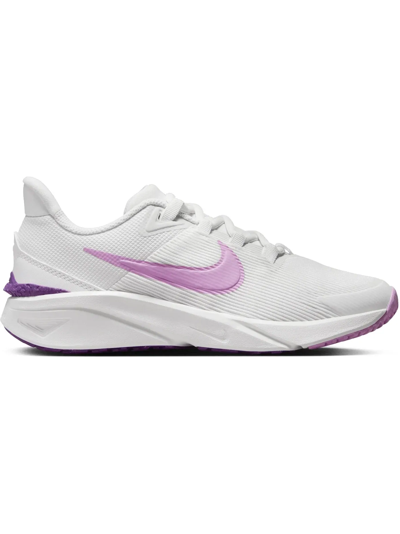 Детские кроссовки для бега с сетчатым верхом Nike Star Runner 4 Nike — изображение 1 из 1, белый белый розовый