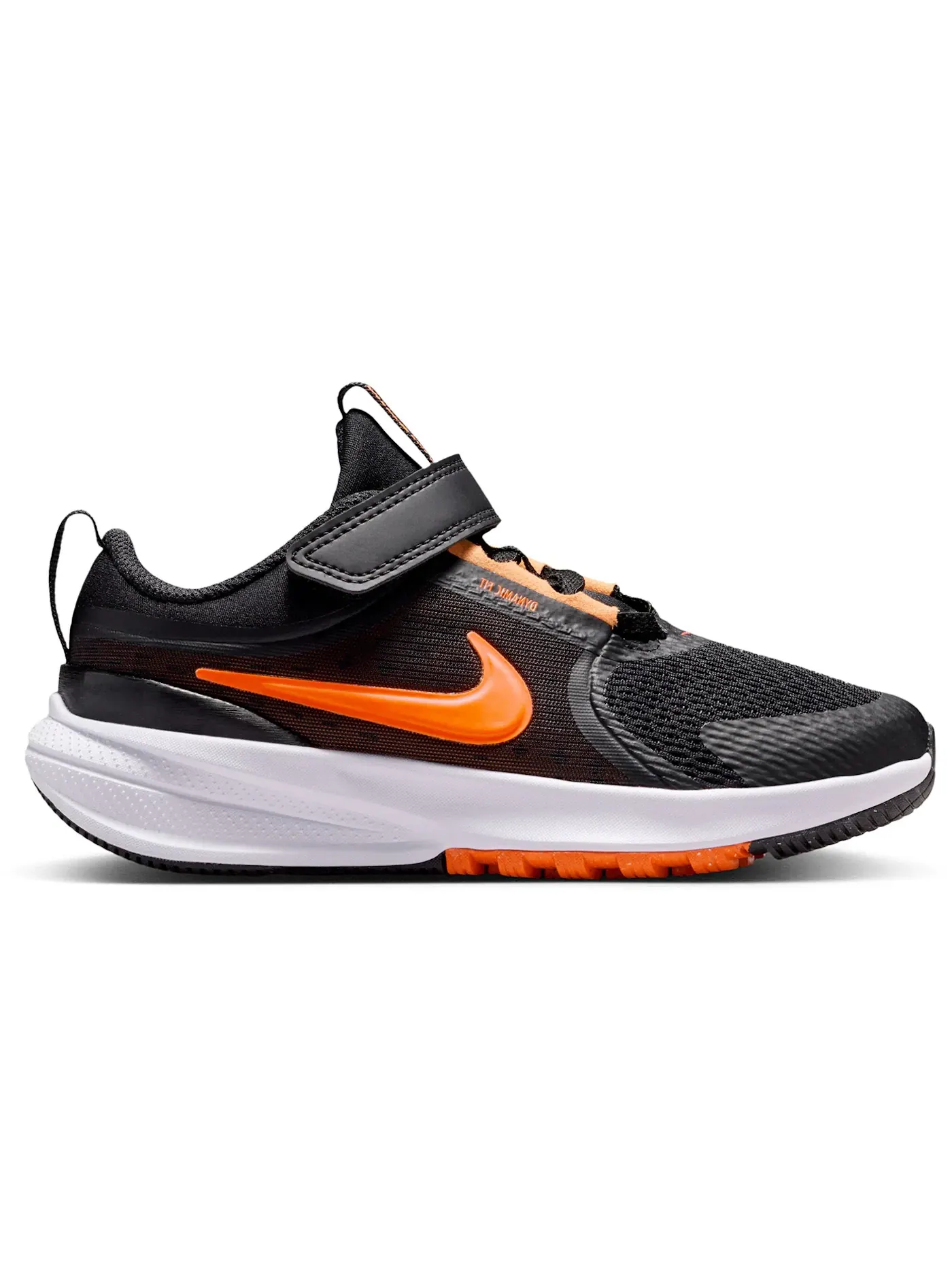 Детские кроссовки с длинным шнурком Nike Star Runner 5 Nike — изображение 1 из 1, черный///оранжевый