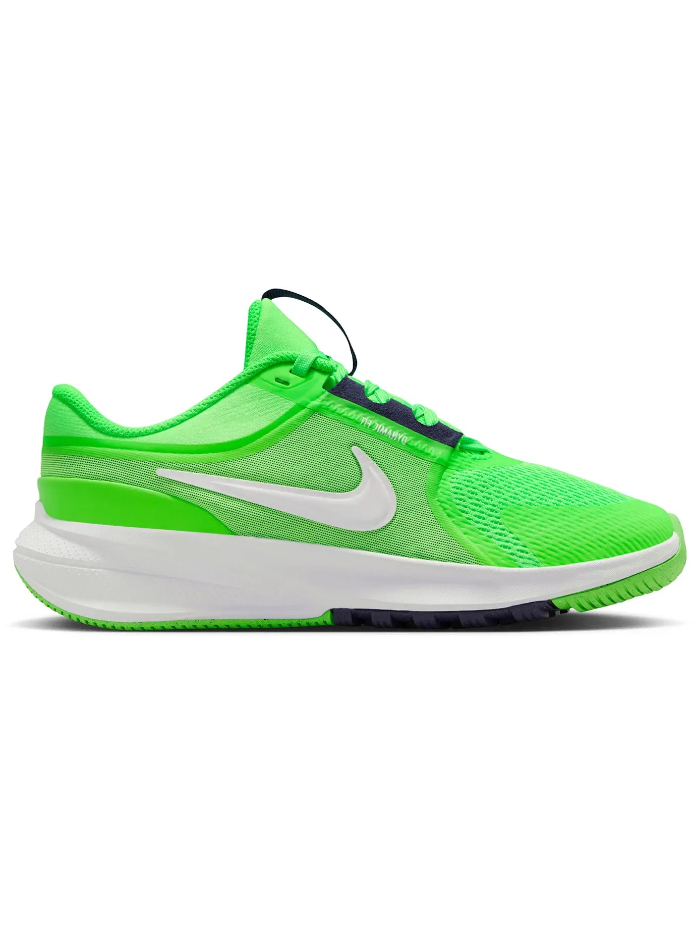 Детские кроссовки с шнуровкой Nike Star Runner 5 Nike — изображение 1 из 1, зеленый/фиолетовый/белый