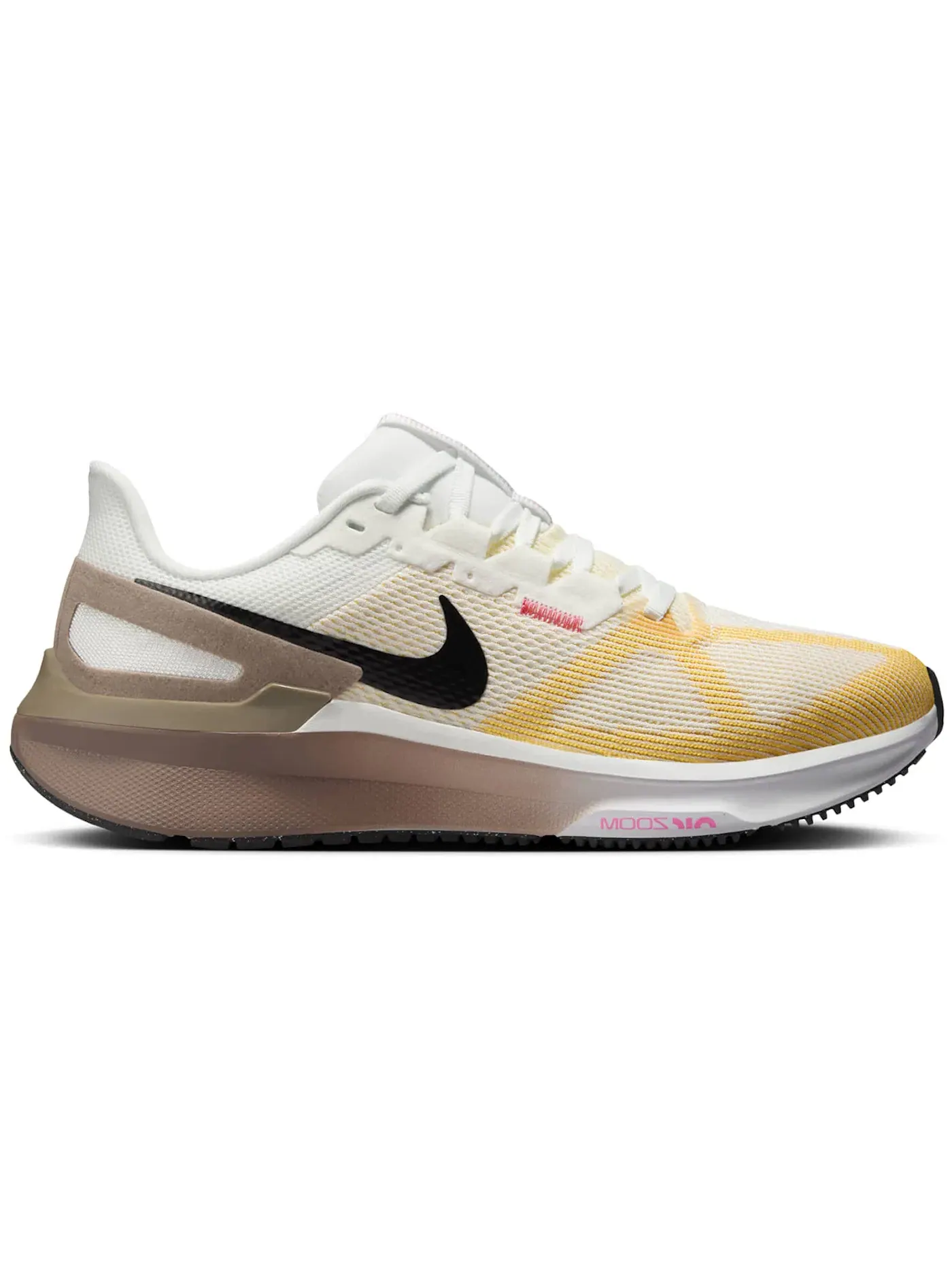 Женские кроссовки для бега Nike Structure 25 — изображение 1 из 1, белый коричневый черный