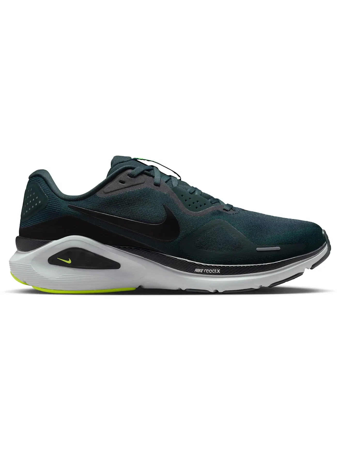 Мужские кроссовки с поддержкой Nike Structure 26 Nike — изображение 1 из 1, платиновый/черный