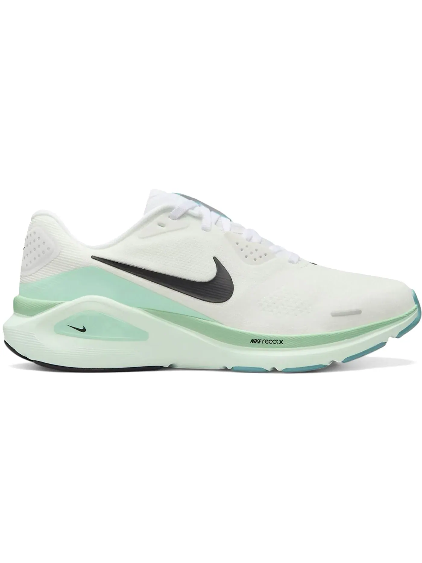 Женские кроссовки для бега Nike Structure 26 — изображение 1 из 1, белый/черный/зеленый