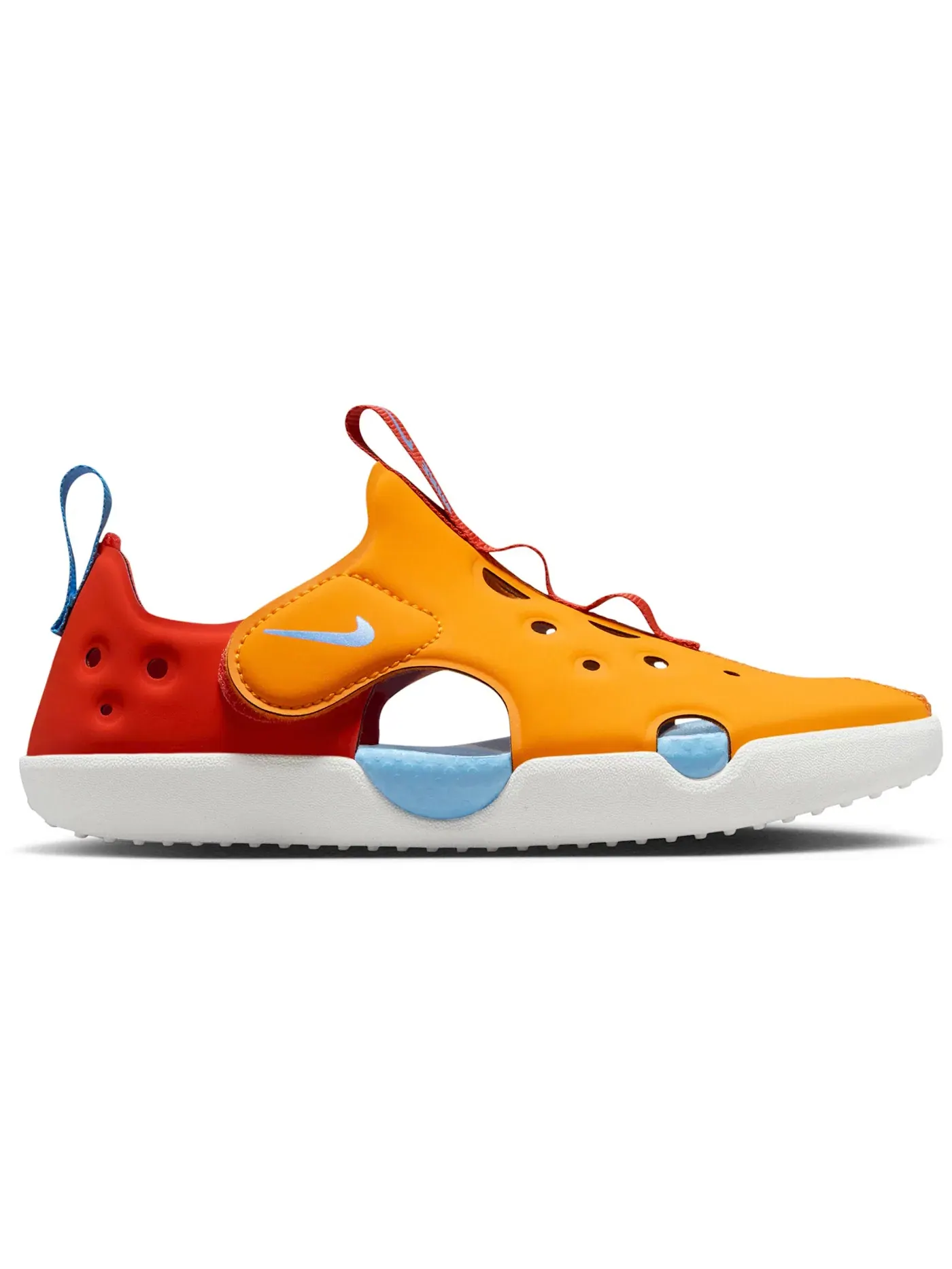 Детские сандалии с закрытым носком Nike Sunray Protect 4 — изображение 1 из 1, оранжевый красный синий