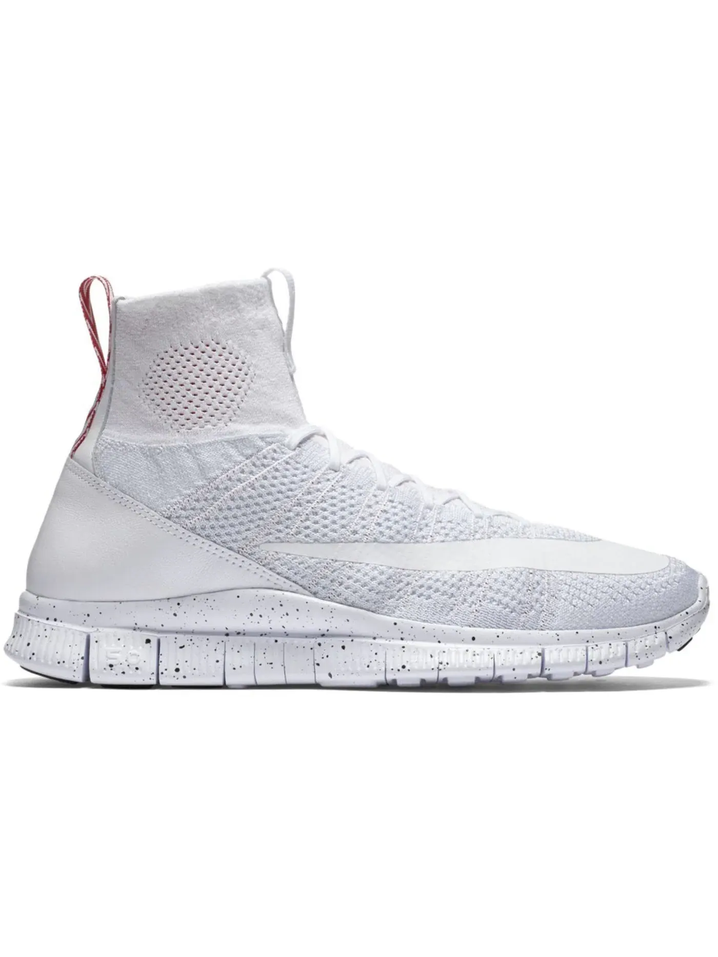 Мужские кроссовки с сетчатым верхом Nike Superfly Mercurial — изображение 1 из 1, белый платиновый красный