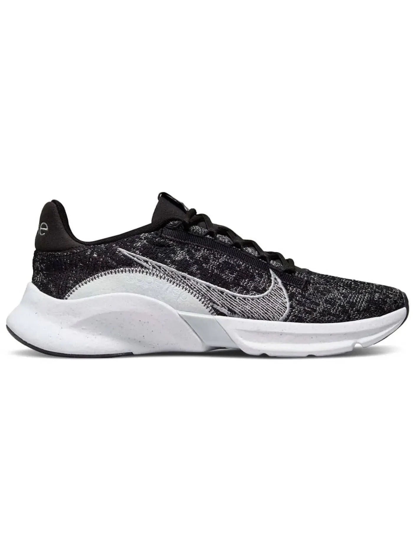 Мужские кроссовки для фитнеса с технологией Flyknit Nike SuperRep Go 3 — изображение 1 из 1, черный платиновый белый