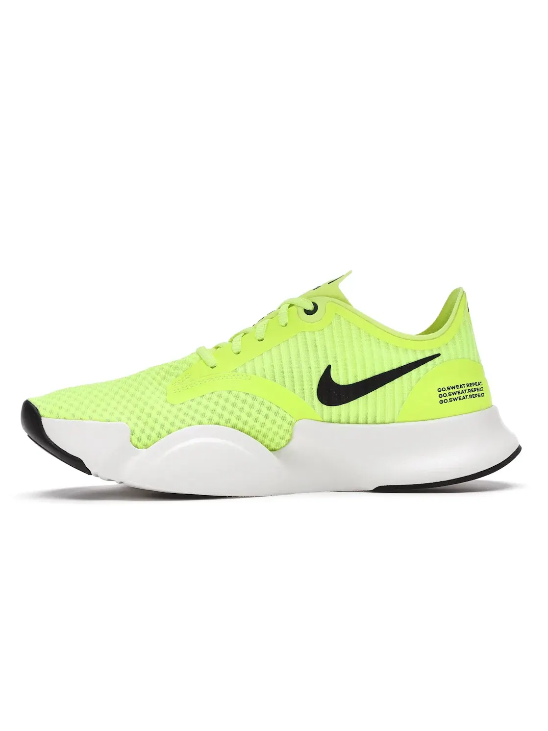 Мужские кроссовки для бега с амортизацией Nike SuperRep Go Nike — изображение 3 из 4, белый/черный