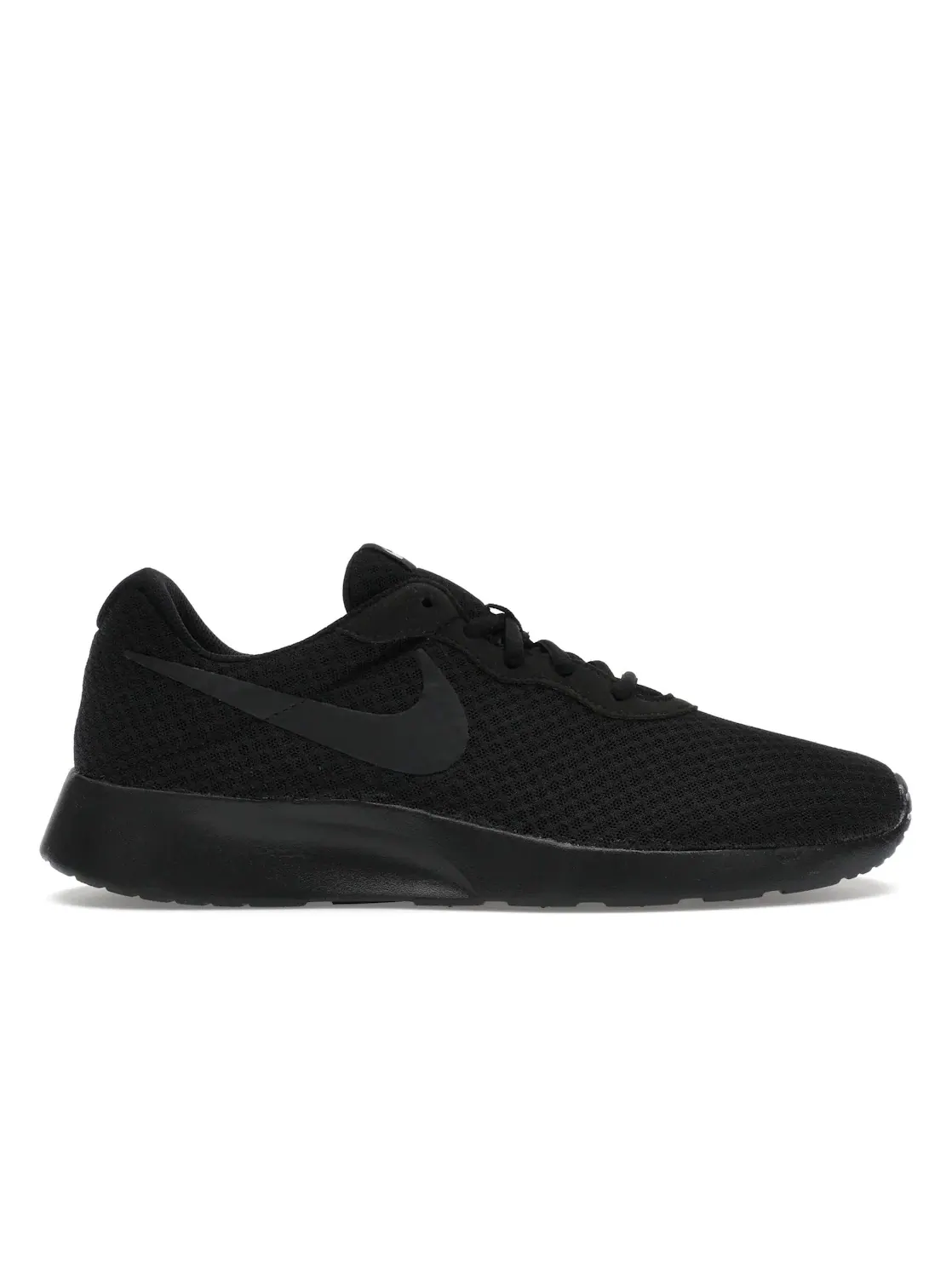 Женские кроссовки без шнуровки Nike Tanjun Nike — изображение 1 из 4, черный/черный-белый