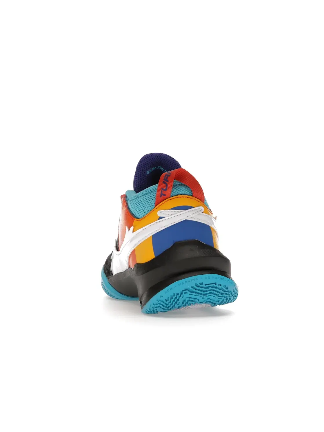 Детские кроссовки для мальчиков с длинным шнурком Nike Team Hustle D 10 SE — изображение 4 из 4, черный/-оранжевый-белый