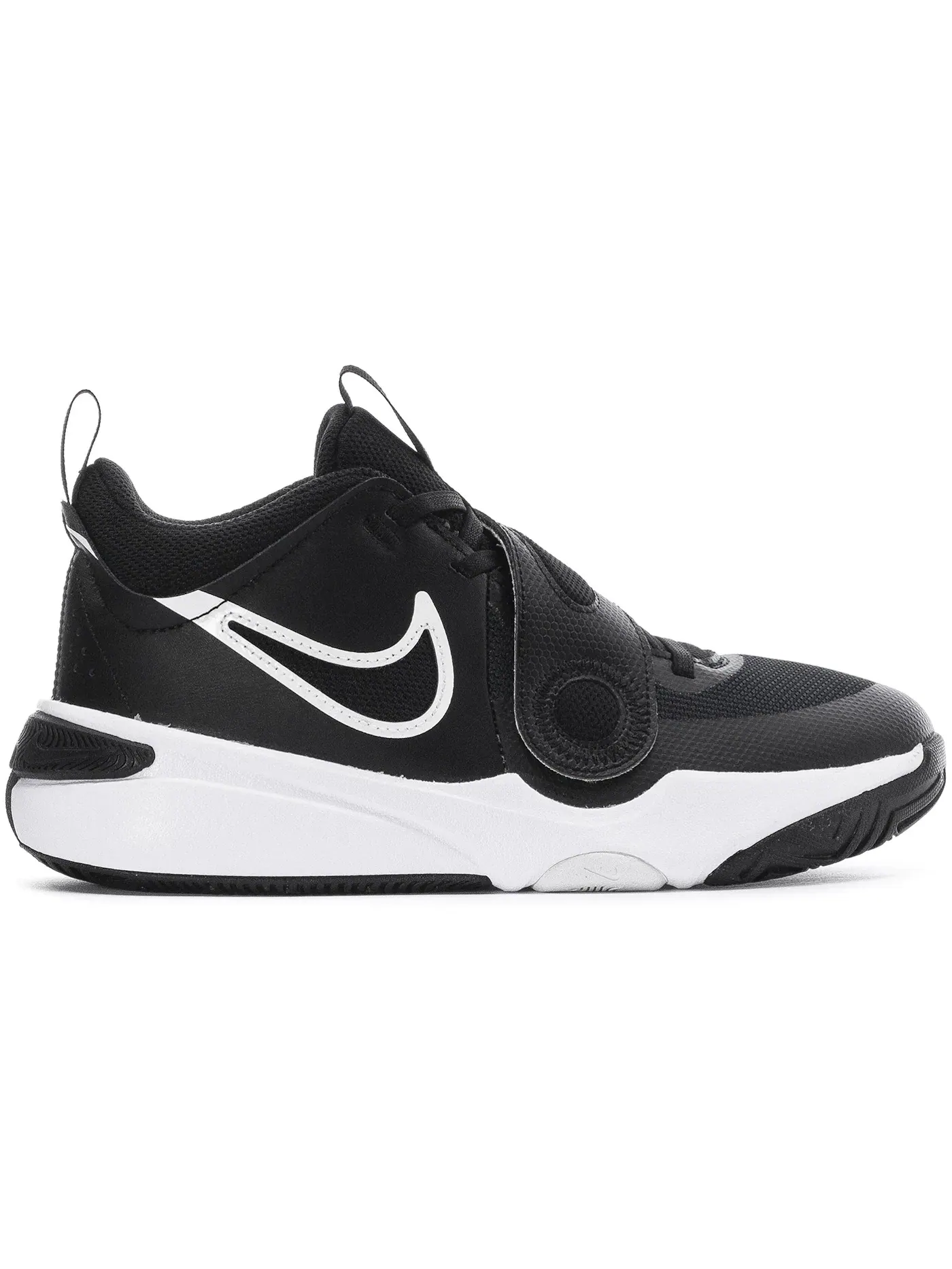 Детские кроссовки Nike Team Hustle D 11 — изображение 1 из 1, черный/белый