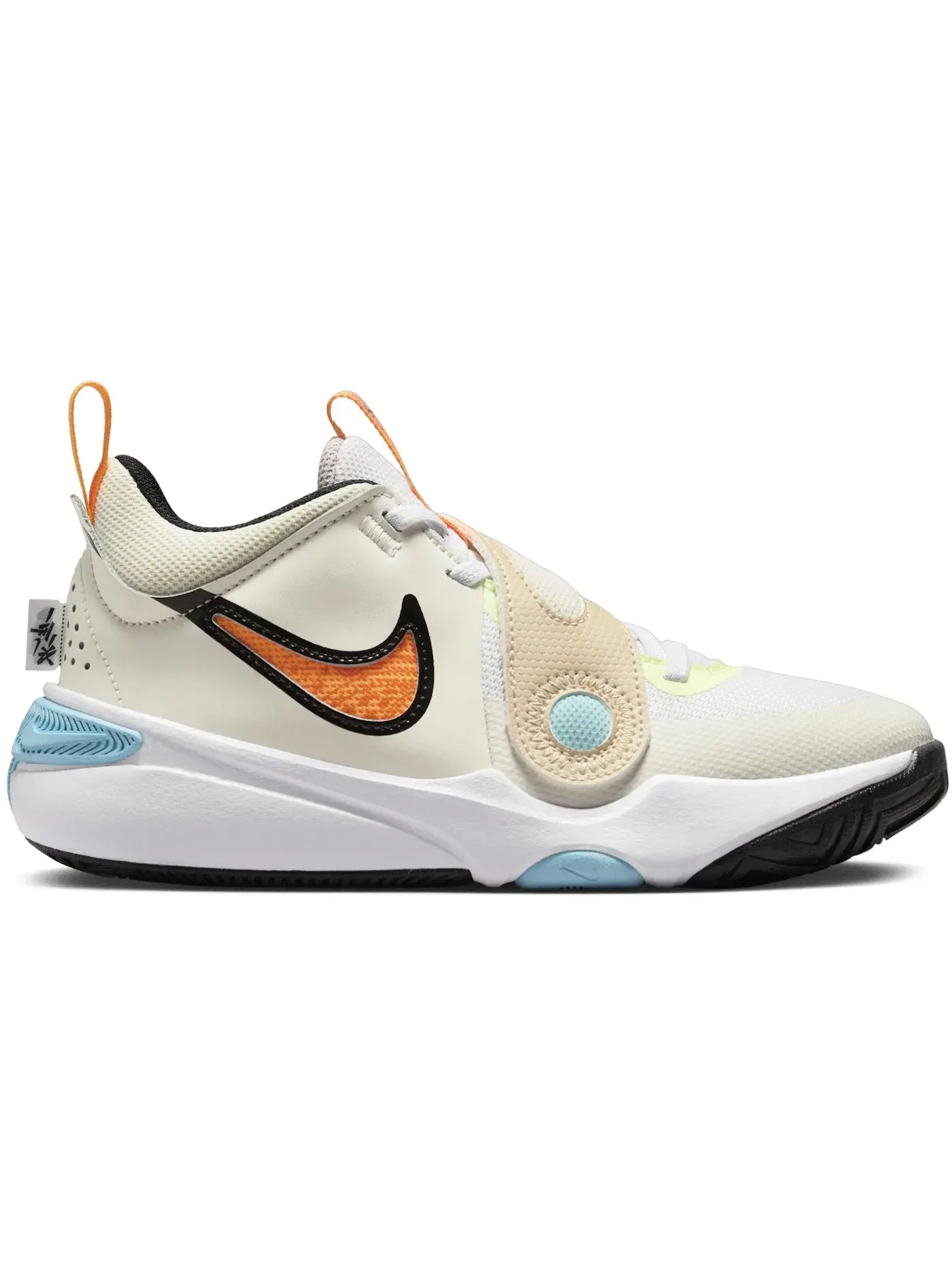 Детские кроссовки для мальчиков Nike Team Hustle D 11 Nike — изображение 1 из 1, белый//оранжевый