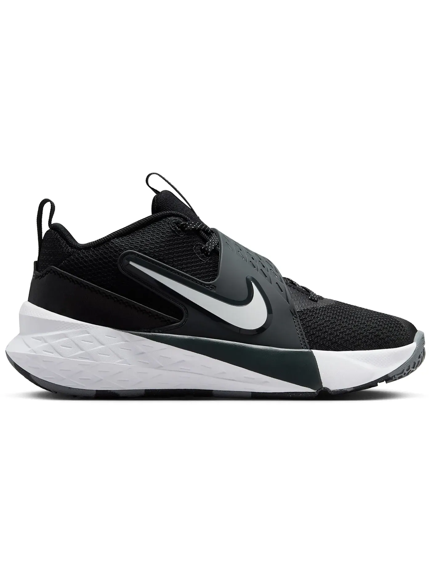 Детские кроссовки для мальчиков Nike Team Hustle D 12 Nike — изображение 1 из 1, черный белый