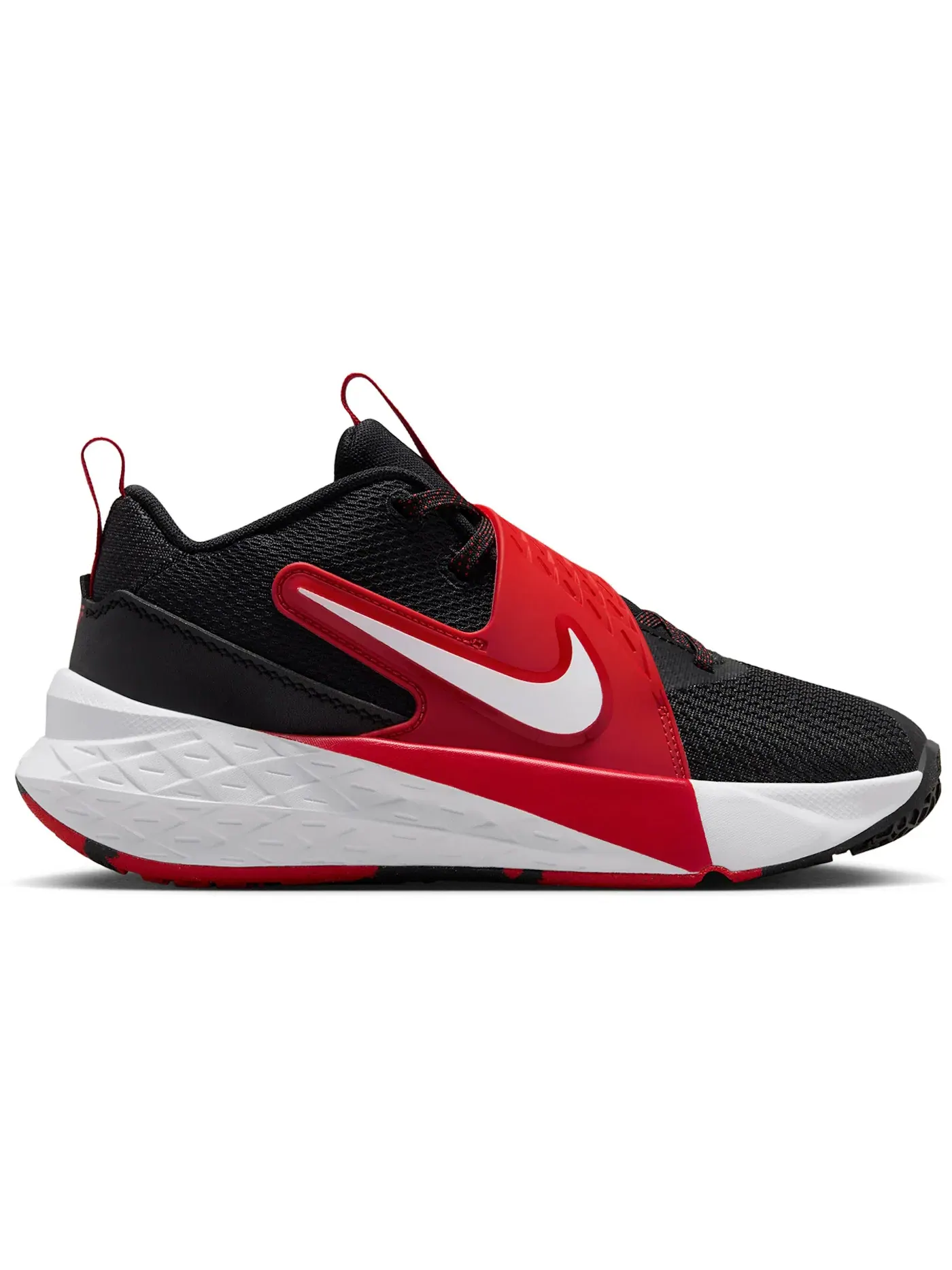 Детские кроссовки для активного отдыха Nike Team Hustle D 12 Nike — изображение 1 из 1, черный/красный/белый