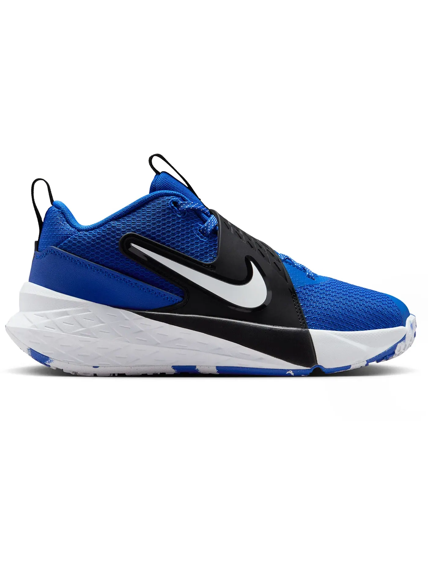 Детские кроссовки с длинным шнурованием Nike Team Hustle D 12 Nike — изображение 1 из 1, черный белый