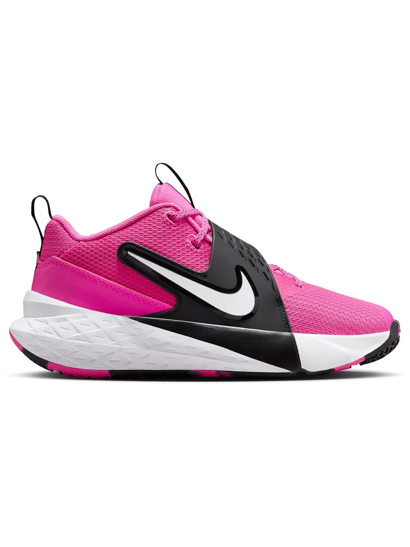 Детские кроссовки для мальчиков Nike Team Hustle D 12 Nike — изображение 1 из 1, черный белый
