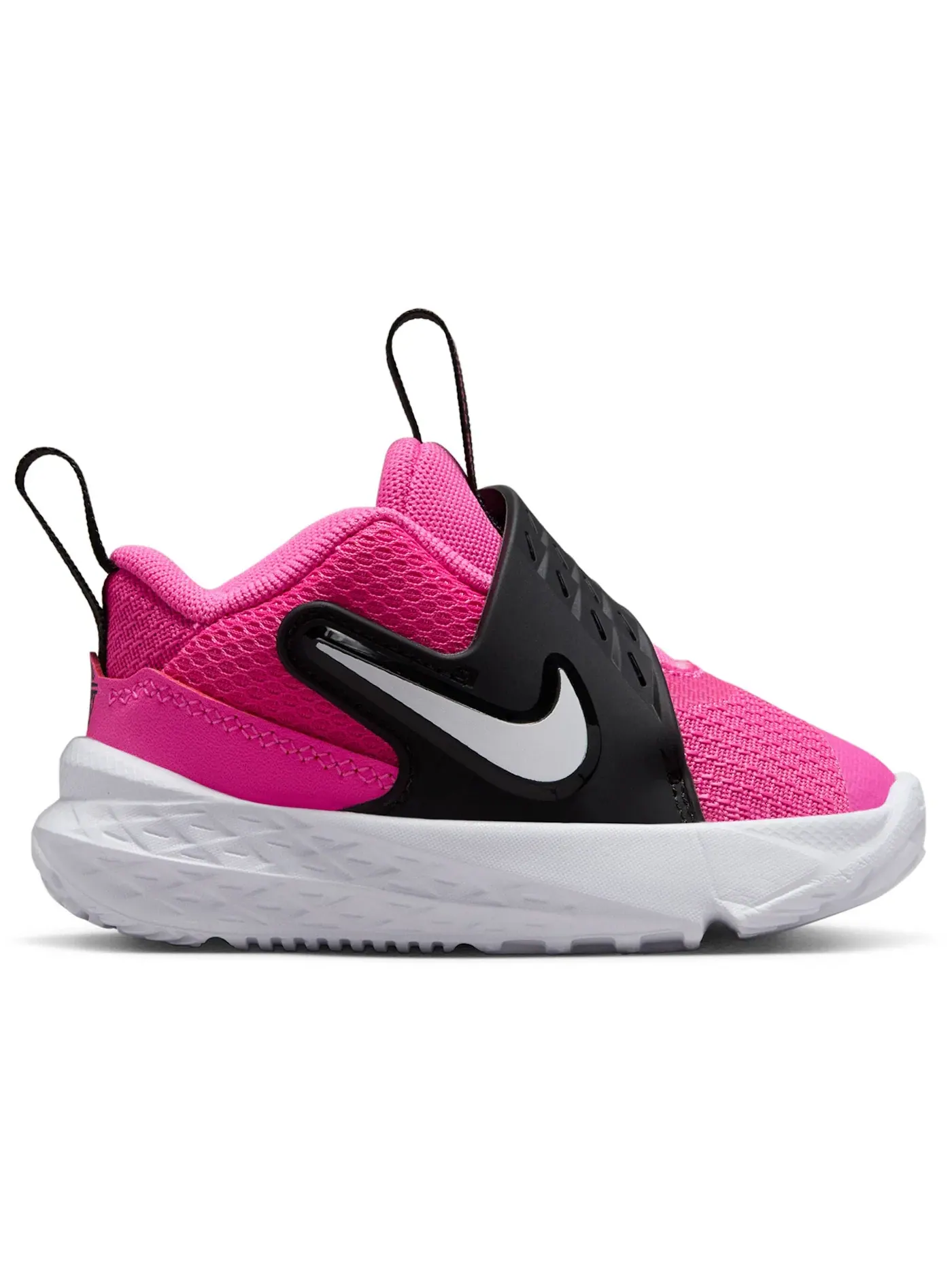 Детские кроссовки с длинным шнурком Nike Team Hustle D 12 Nike — изображение 1 из 1, черный белый