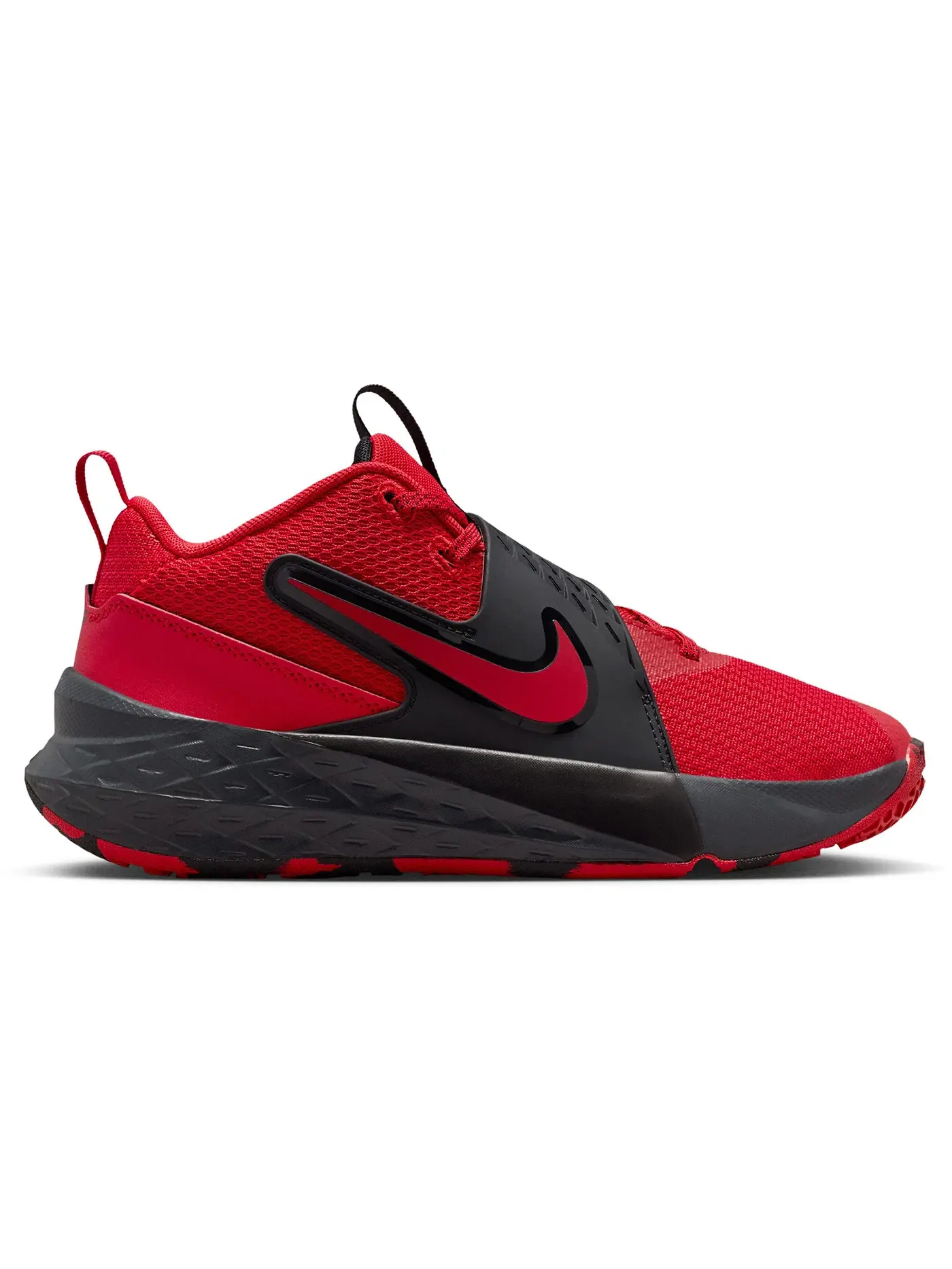 Детские кроссовки Performance Nike Team Hustle D 12 Nike — изображение 1 из 1, красный/черный//красный