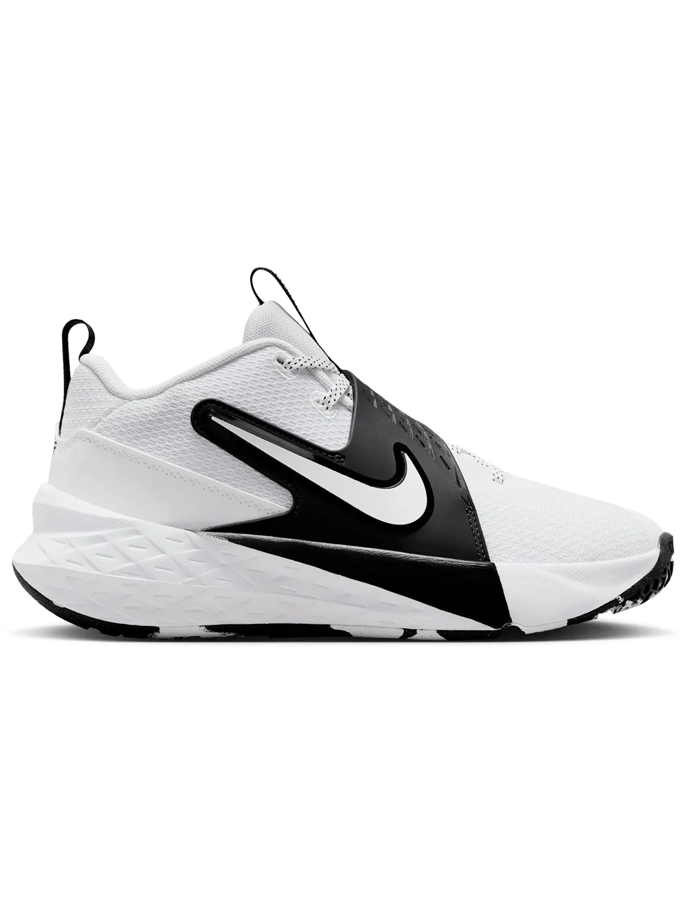 Детские кроссовки для мальчиков Nike Team Hustle D 12 — изображение 1 из 1, белый/черный/белый