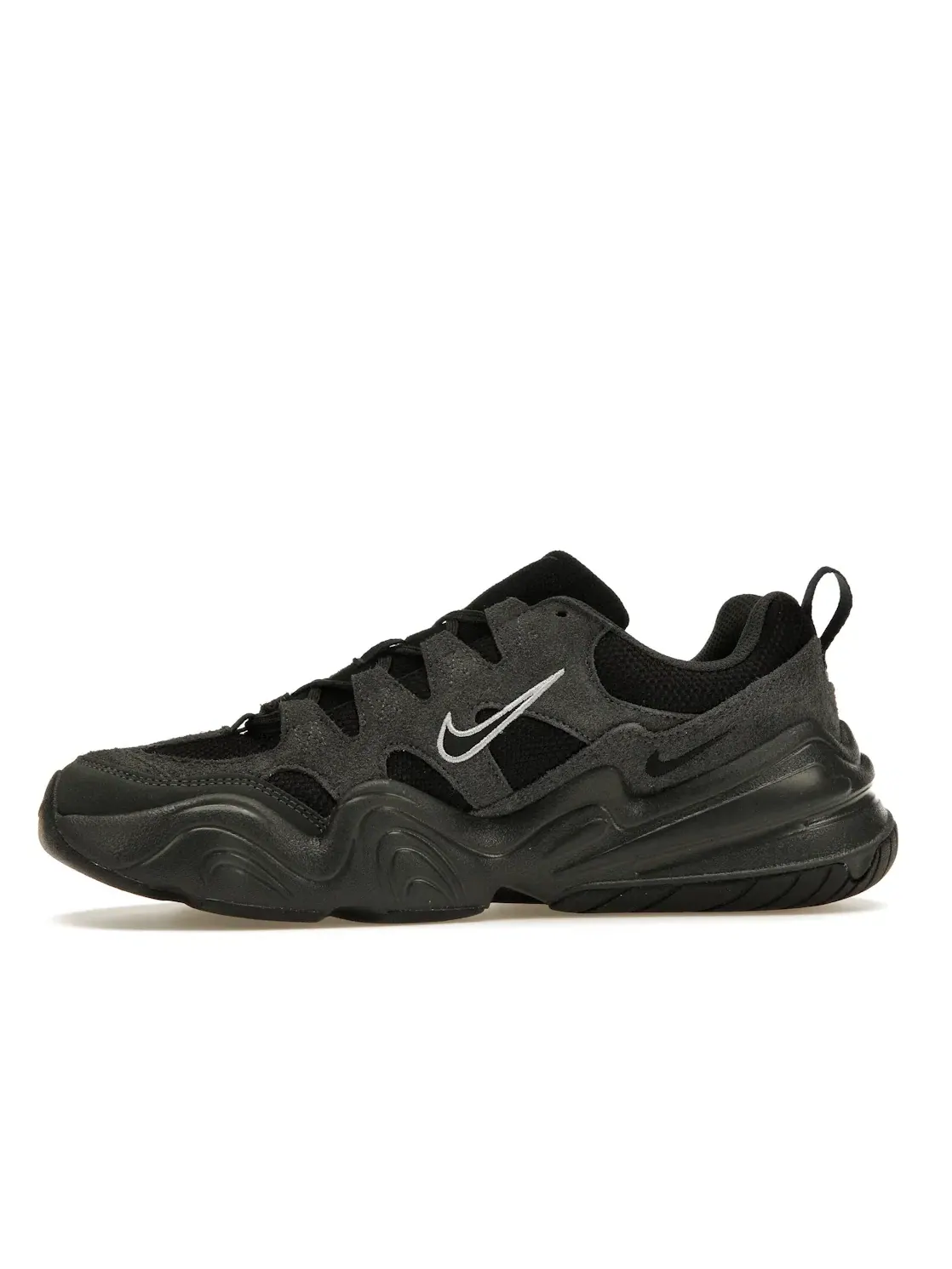 Мужские кроссовки Lifestyle Nike Tech Hera — изображение 3 из 4, черный-светлый серый