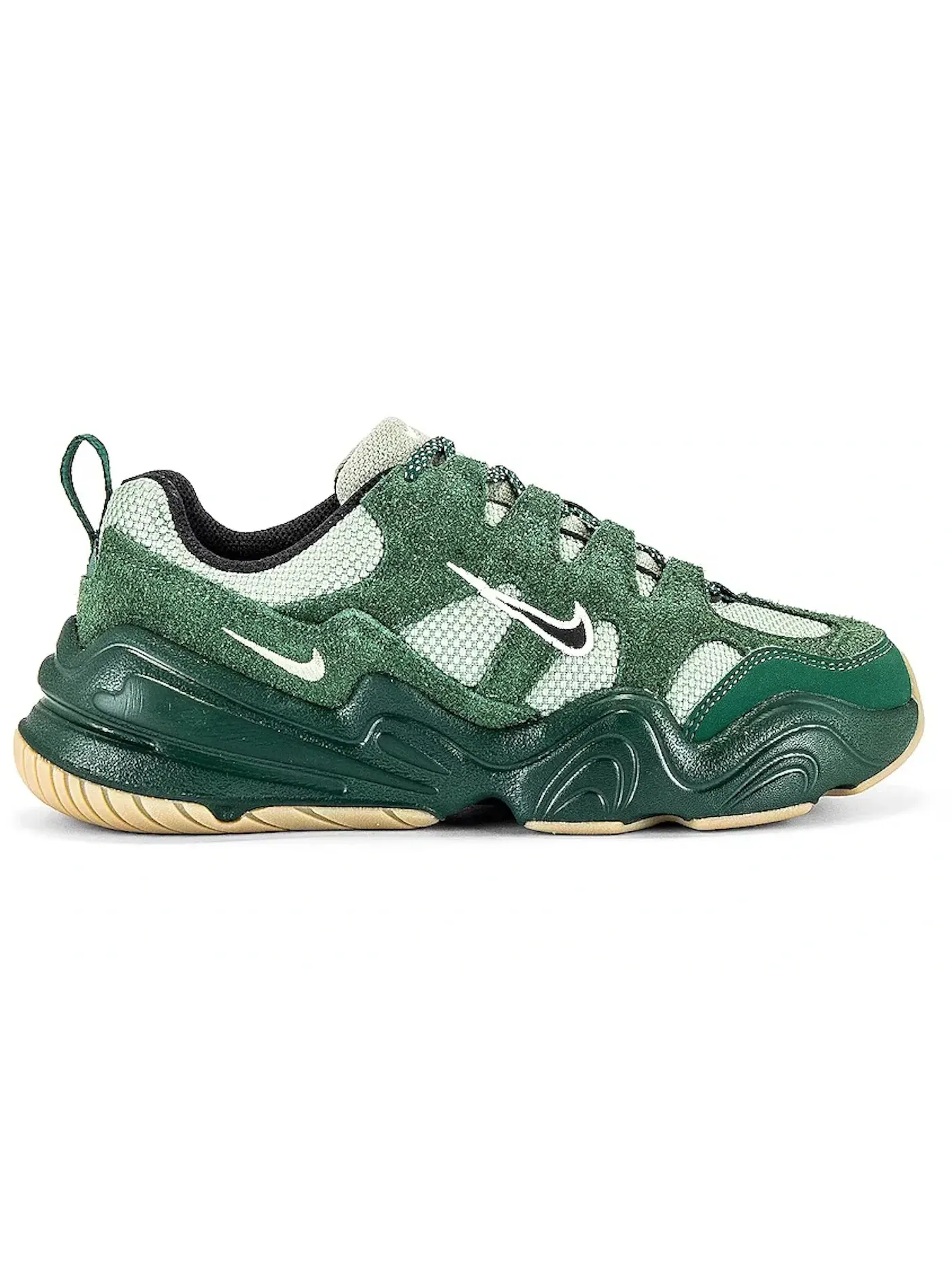 Женские кроссовки Lifestyle Nike Tech Herra — изображение 1 из 1, зеленый///черный