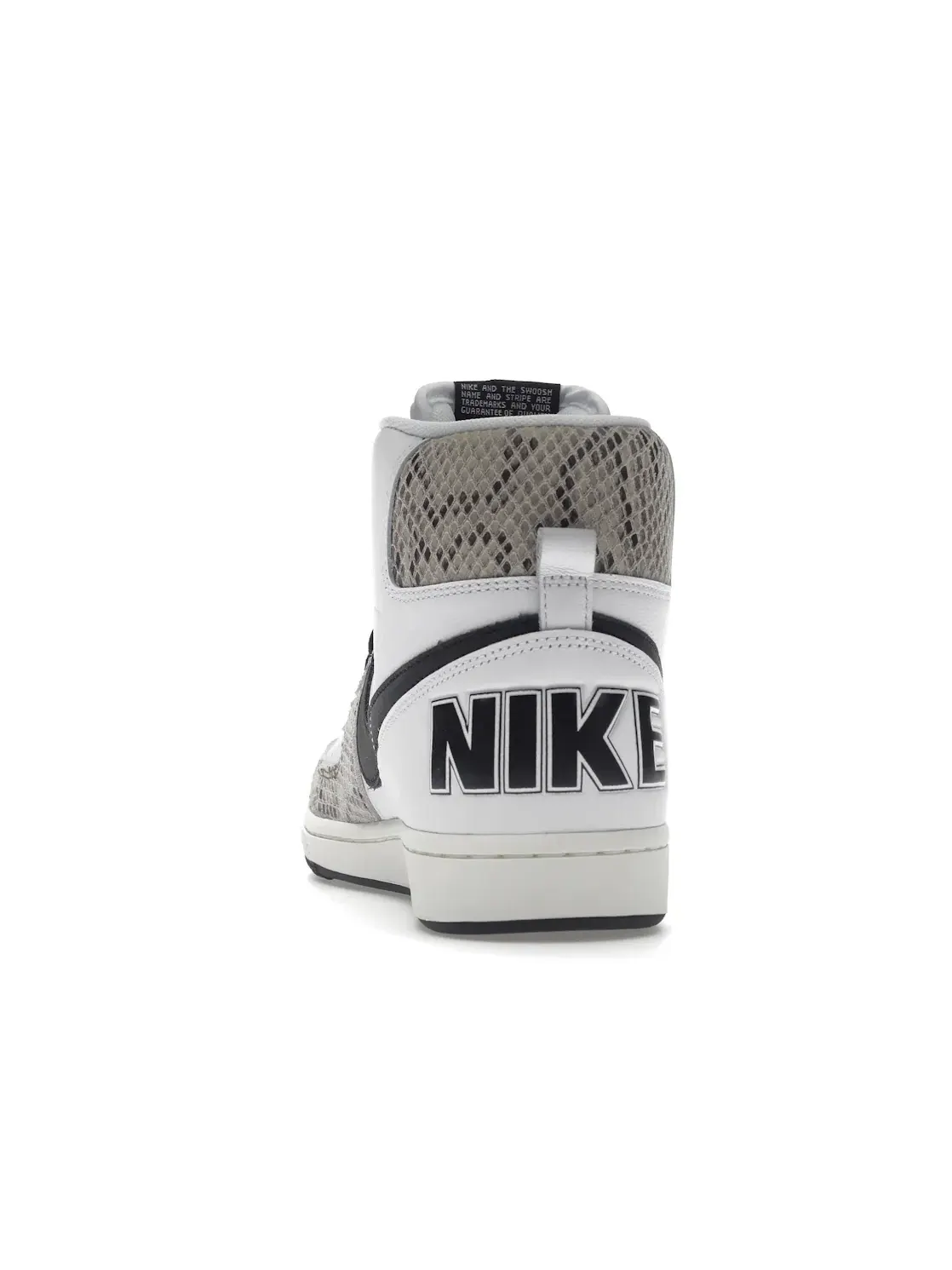 Мужские кроссовки с змеиным принтом Nike Terminator High — изображение 4 из 4, белый/черный