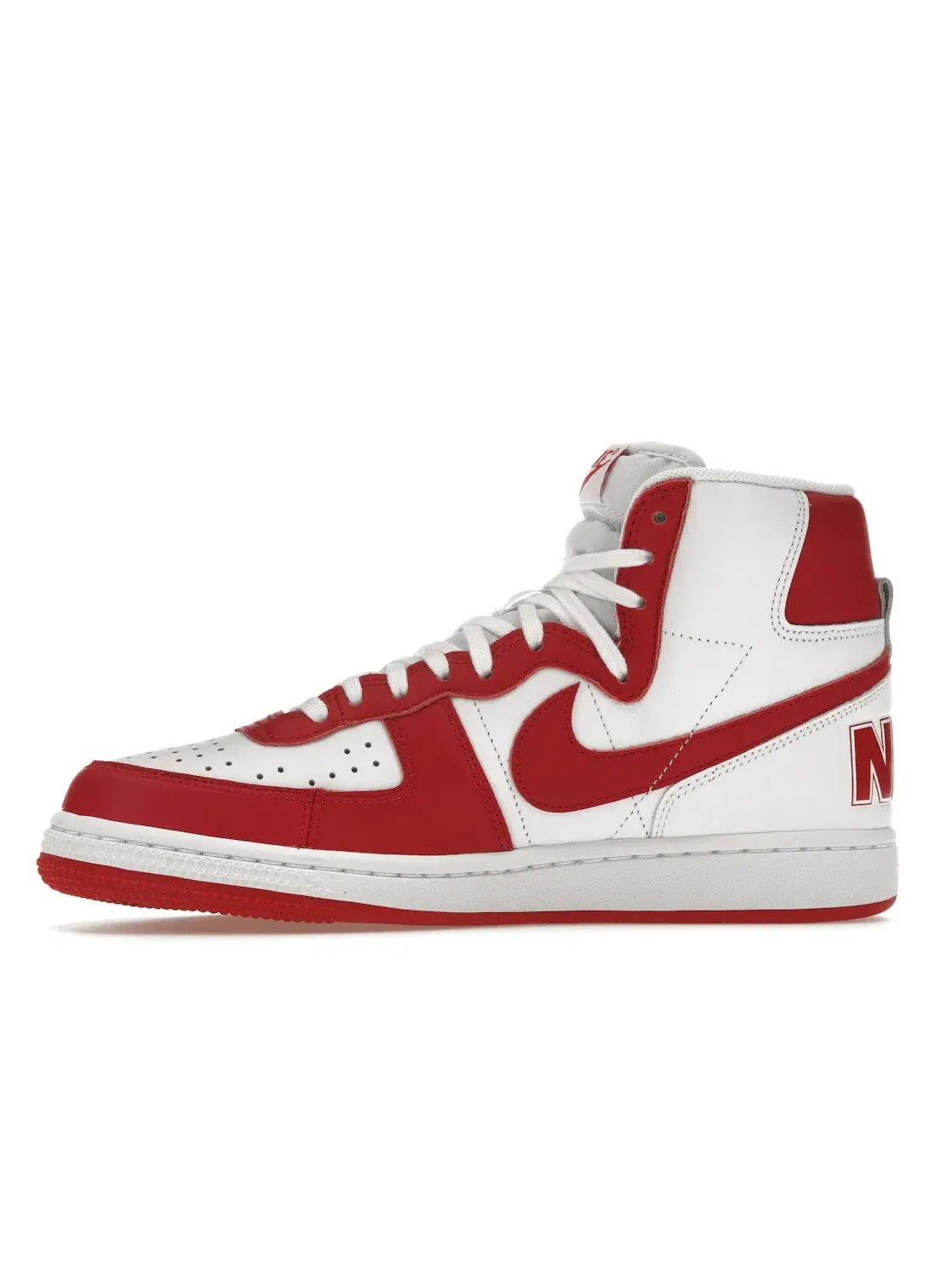 Мужские кроссовки с высоким верхом Nike Terminator High Nike — изображение 3 из 4, белый/красный