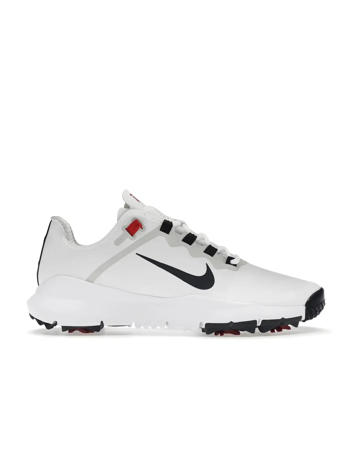Мужские кроссовки для гольфа с шестью шипами Nike Tiger Woods TW '13 Retro — изображение 1 из 4, белый красный